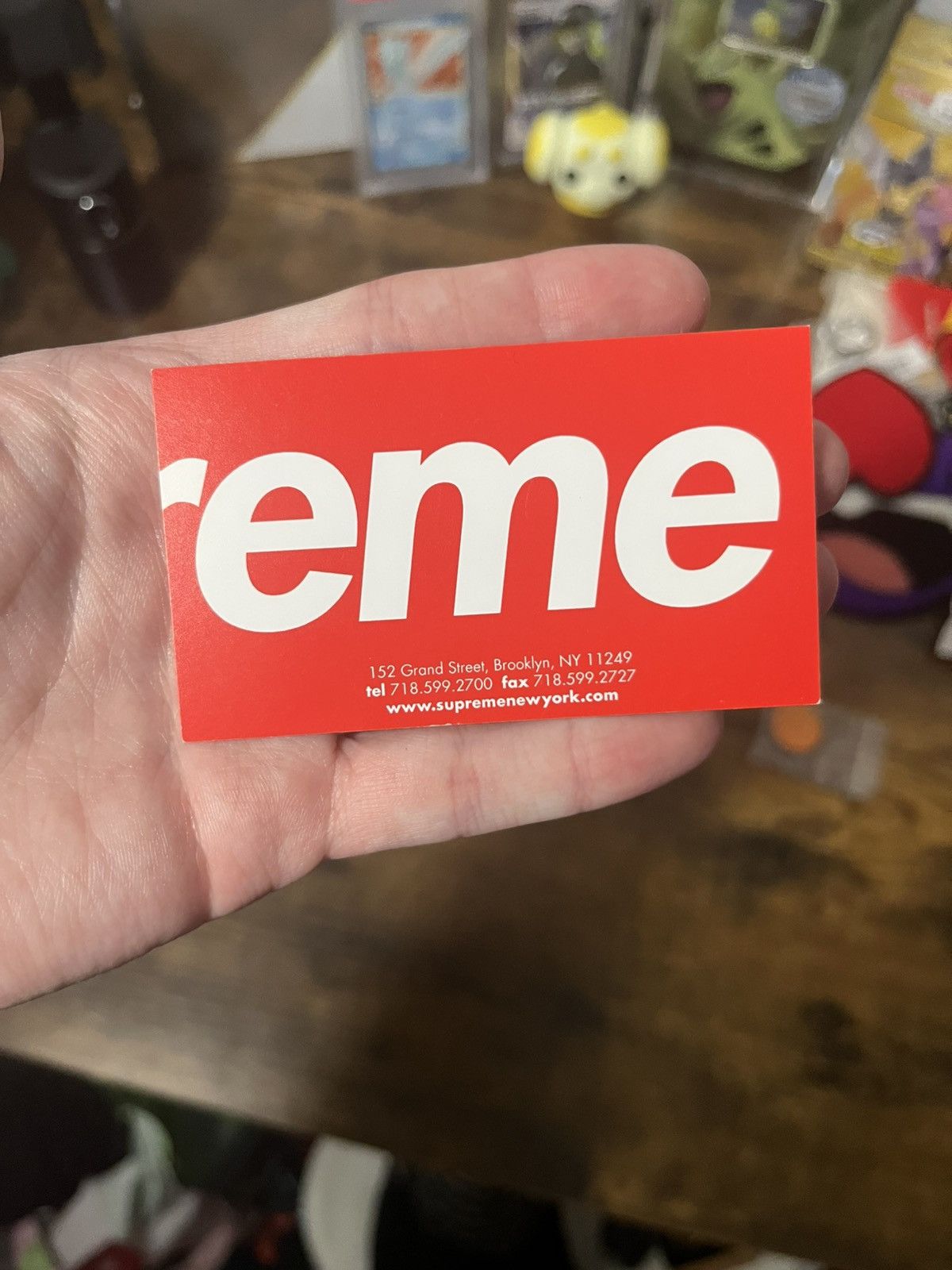 Supreme Supreme business card brooklyn Size ONE SIZE - 2 Thumbnail
