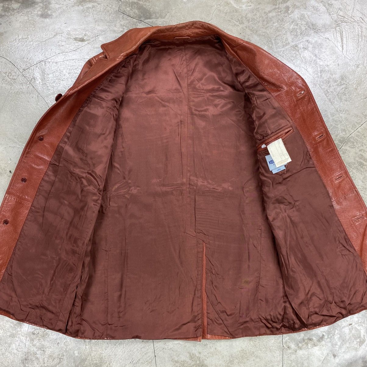 Kenzo Vintage Homme Goat Leather Jacket Size US L / EU 52-54 / 3 - 3 Thumbnail