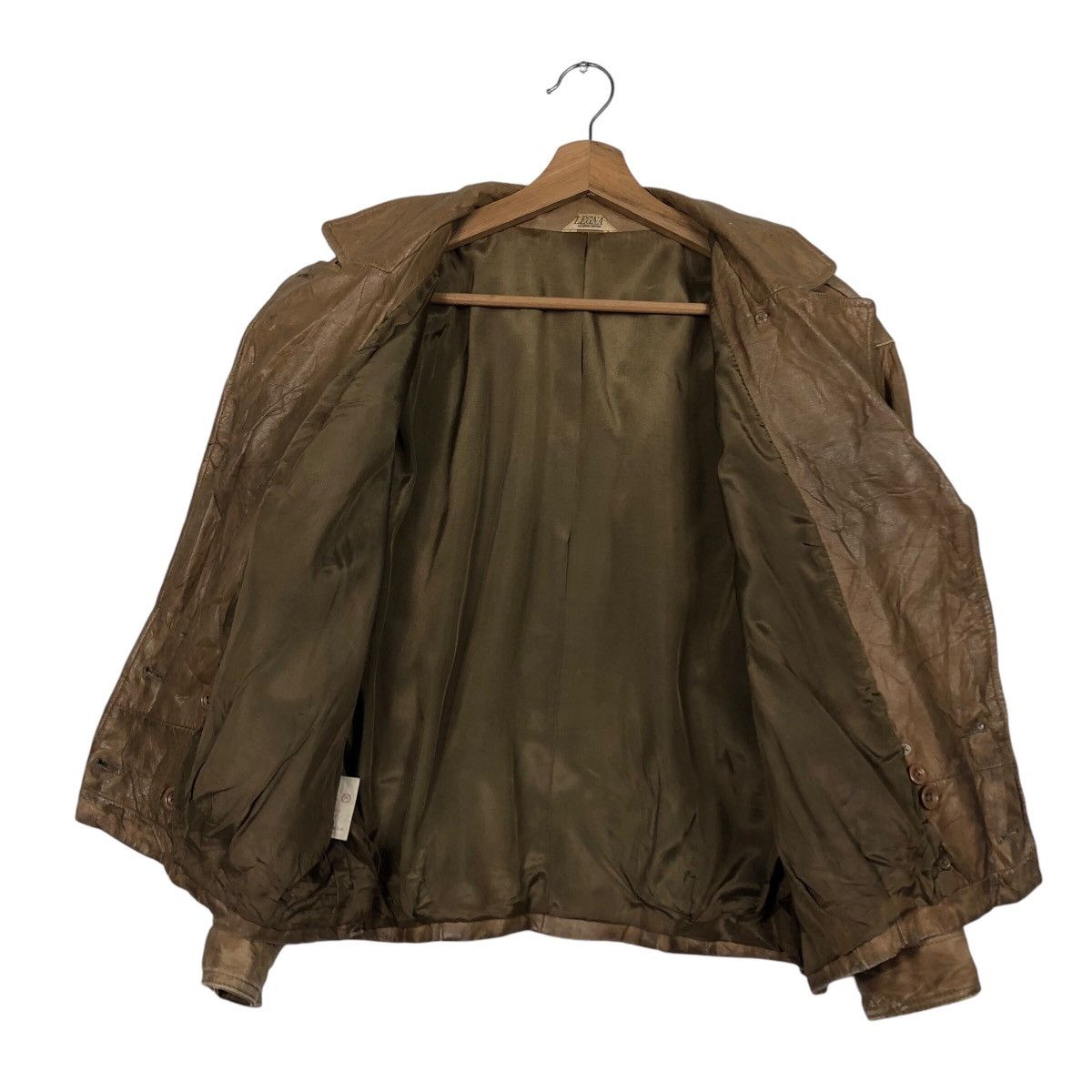 Japanese Brand 📌Vintage Cropped Leather Jacket Biker Zegna Issey Miyake Size US M / EU 48-50 / 2 - 14 Thumbnail