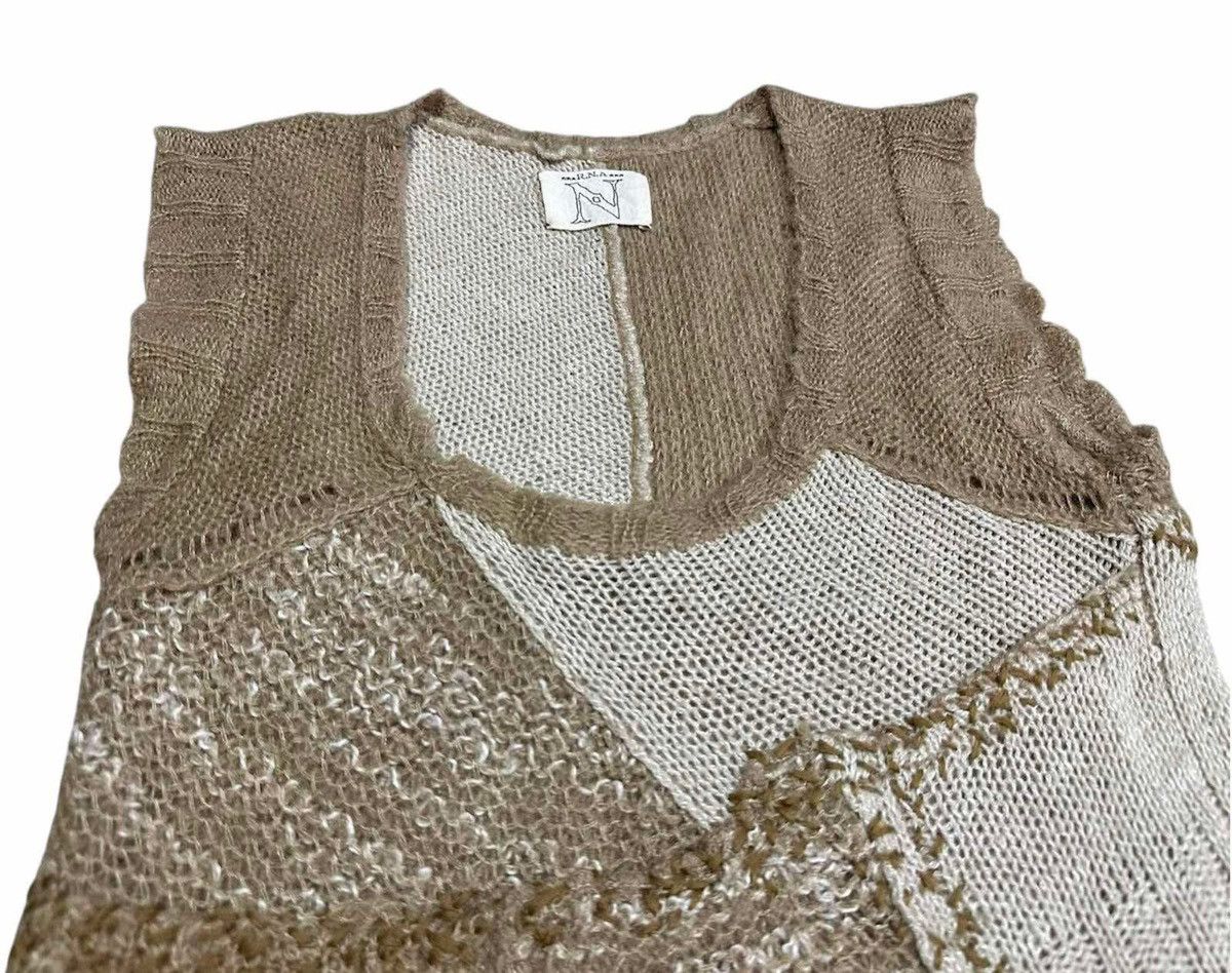 Hysteric Glamour × If Six Was Nine × Japanese Brand 🔥Sick Y2K Rna Distressed Knit Asymmetric Sleeveless Punk Size US M / EU 48-50 / 2 - 3 Thumbnail