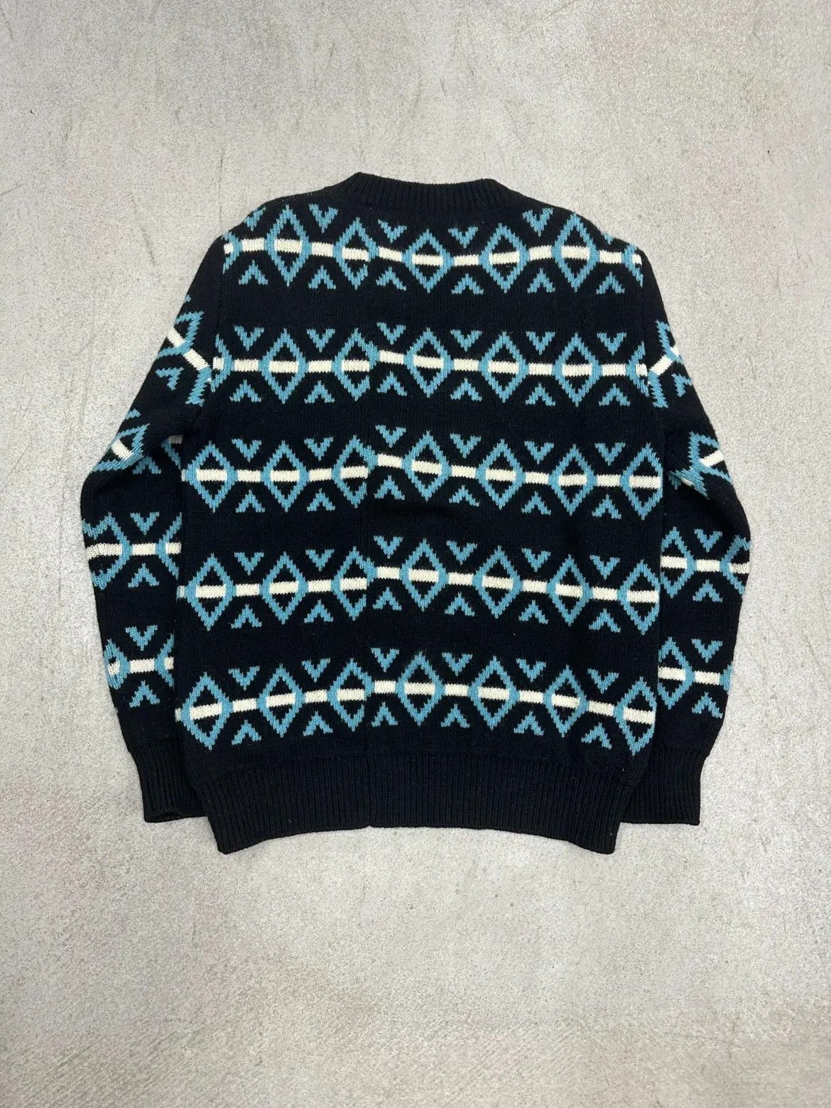 Raf Simons Raf Simons Raf Simons 16AW Diamond Pattern Sweater-2506 Size US M / EU 48-50 / 2 - 3 Thumbnail