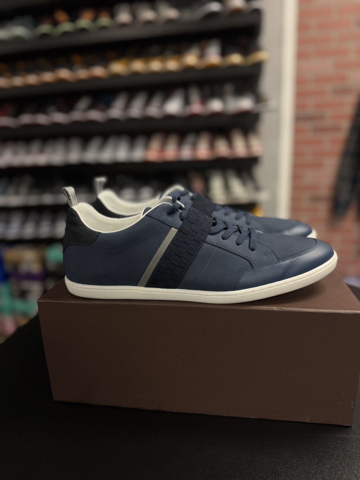 Louis Vuitton Louis Vuitton Blue Lowtop Sneaker Size 10UK/11US Size US 11 / EU 44 - 1 Thumbnail