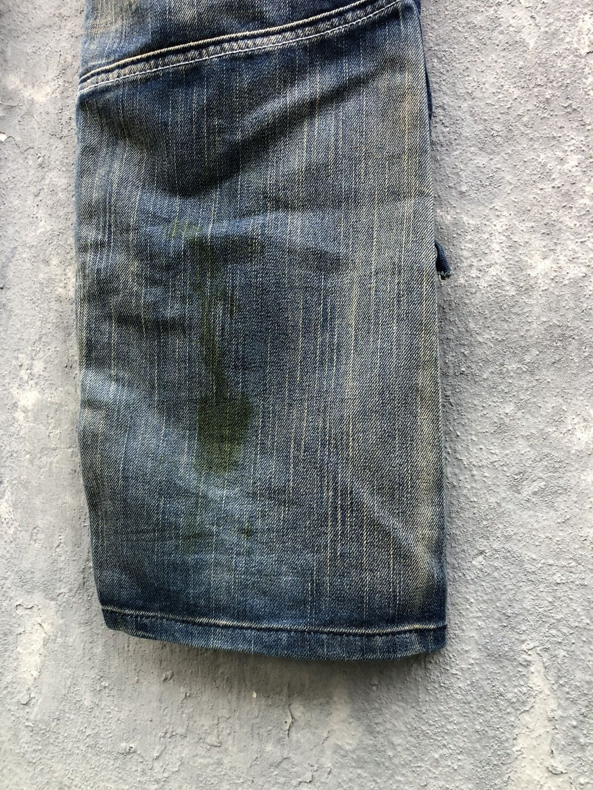 Japanese Brand D’Art Tactical Bondage Washed Jeans Size US 31 - 10 Thumbnail