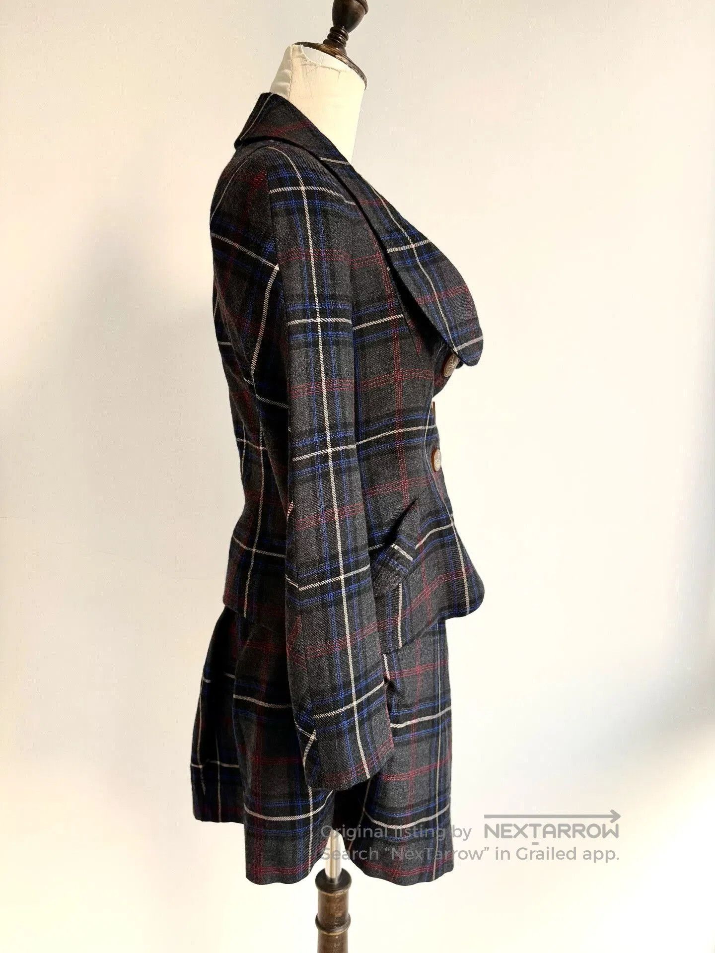 Vivienne Westwood Vivienne Westwood Gray Blue Plaid Set. Size M / US 6-8 / IT 42-44 - 4 Thumbnail