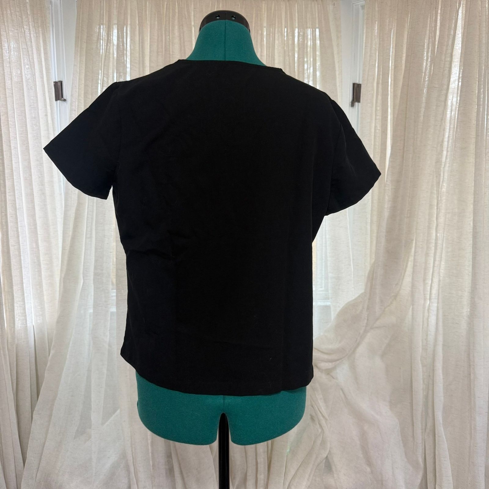 Other Dolan Black V-Neck Scrub Top | Sz SP Size S / US 4 / IT 40 - 5 Thumbnail