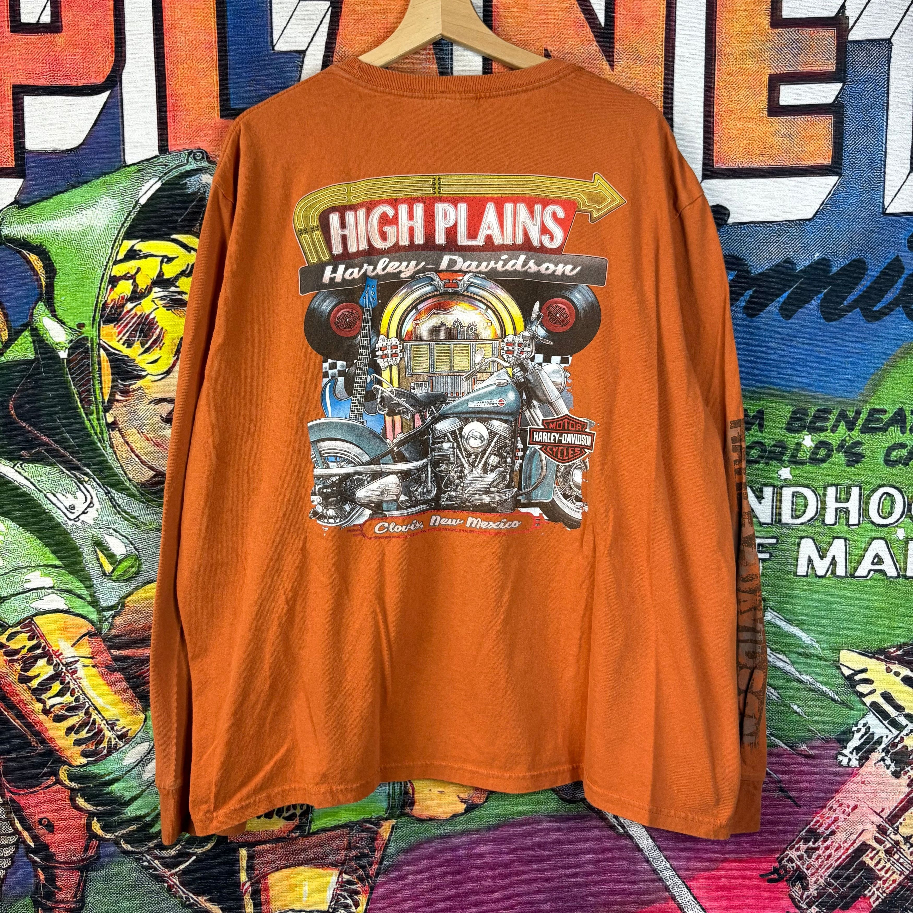 Harley Davidson Y2K Harley-Davidson "High Plains Clovis, New Mexico Tee Size Size US XL / EU 56 / 4 - 3 Thumbnail