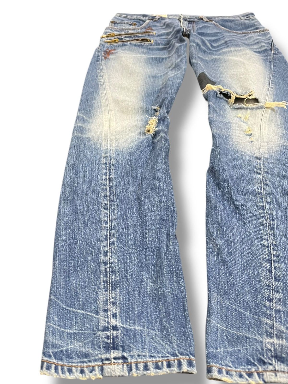 Japanese Brand × Seditionaries Vintage Rna Avant Garde Punk Distressed Denim Size US 31 - 4 Thumbnail