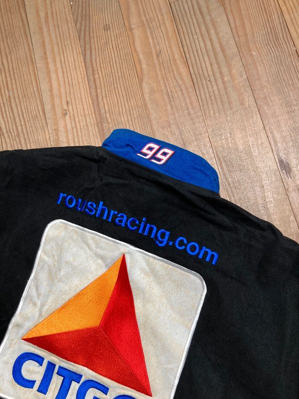NASCAR Jeff Burton Nascar Jacket Vintage 90's Size US XL / EU 56 / 4 - 15 Thumbnail