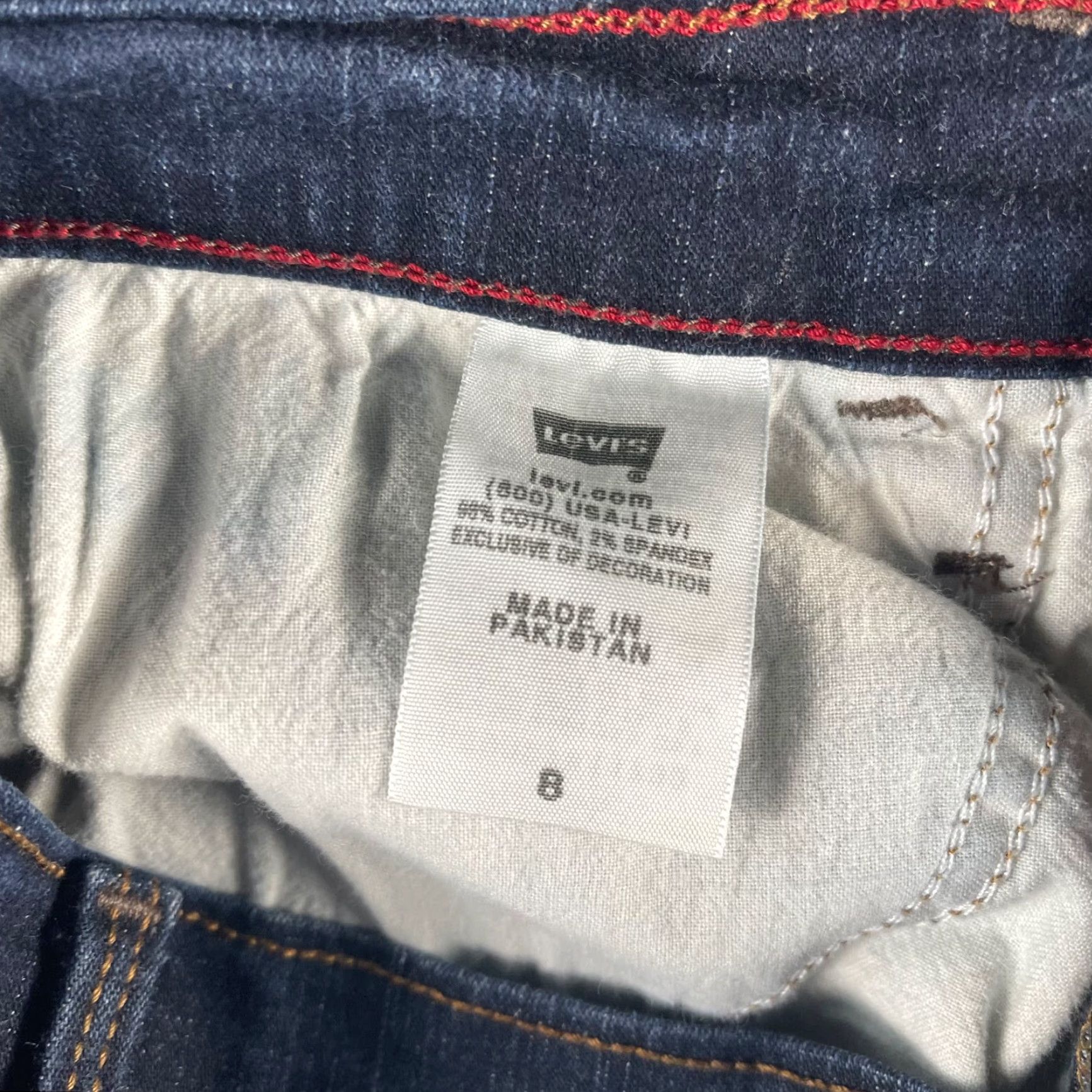 Levi's Levi's 512 Perfectly Slimming Capri Jeans Women 8 Blue Denim Slimming Preppy - 5-Pocket Size 30" / US 8 / IT 44 - 5 Thumbnail