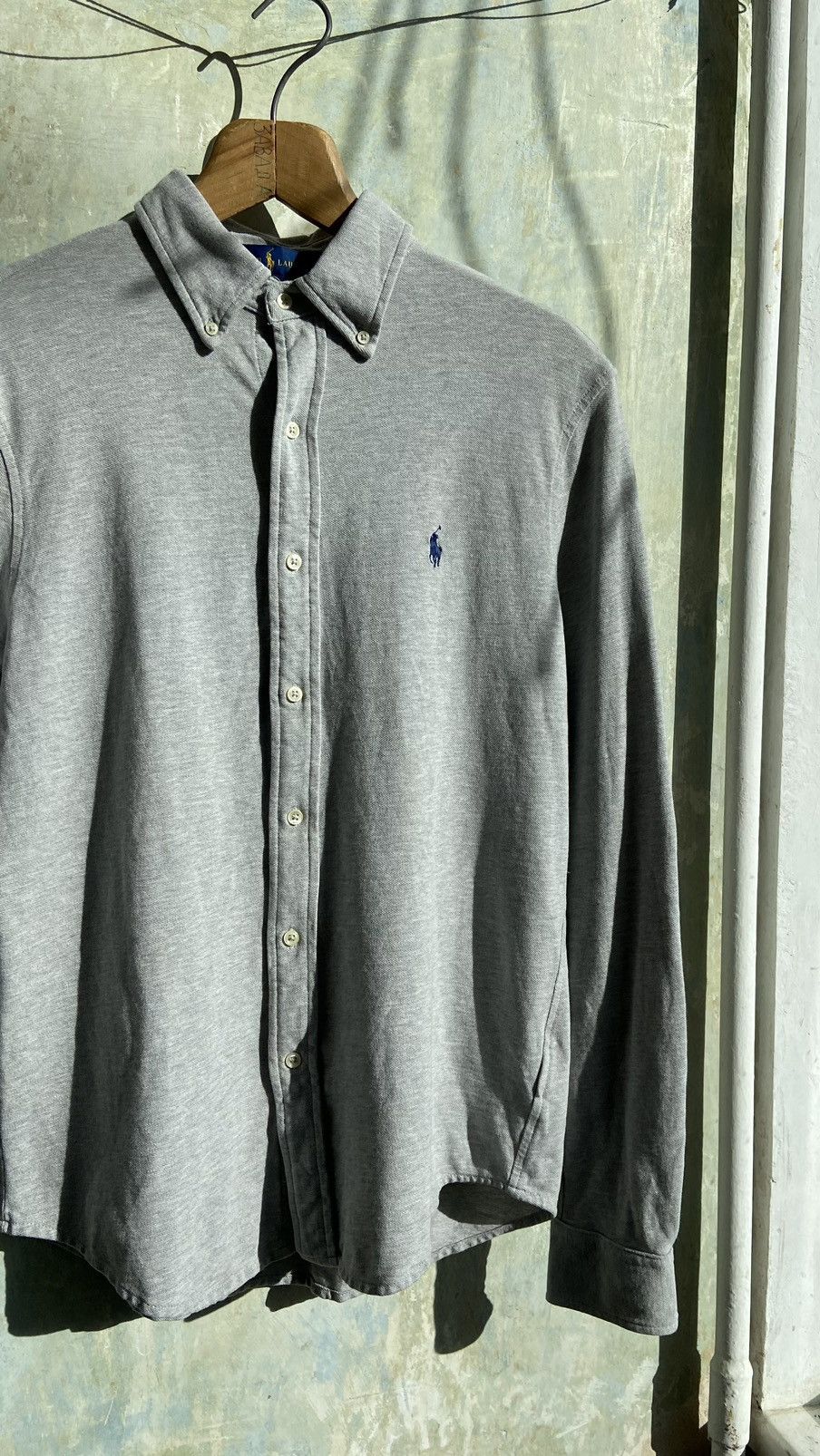 Ralph Lauren Polo Ralph Lauren Featherweight Mesh dark grey ls shirt Size US M / EU 48-50 / 2 - 4 Thumbnail