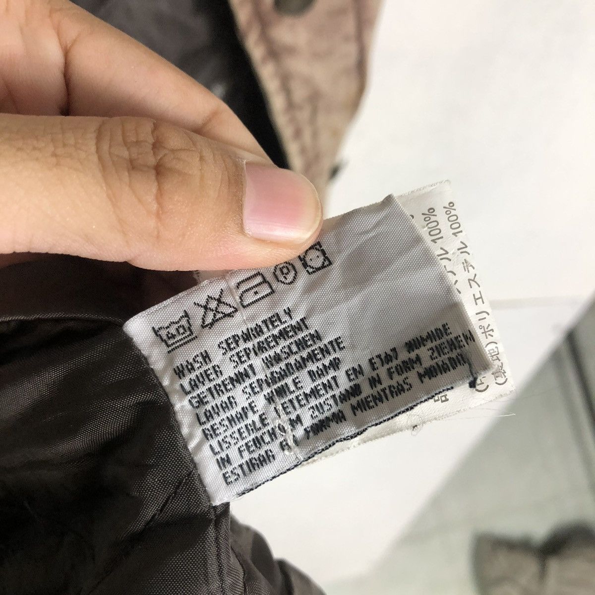 Japanese Brand 📌LONG BIKET JACKET PARKA DESIGN ICY MINK FUR COLLAR Size US L / EU 52-54 / 3 - 22 Thumbnail