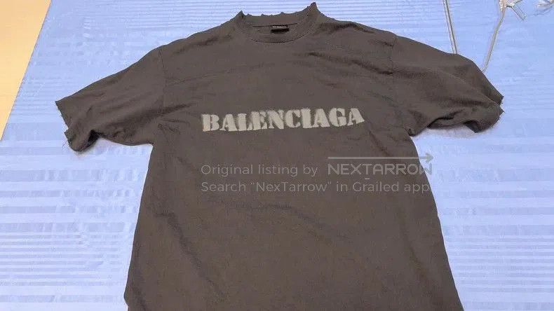 Balenciaga Balenciaga Logo Short Sleeve T-Shirt. Size US XS / EU 42 / 0 - 1 Thumbnail
