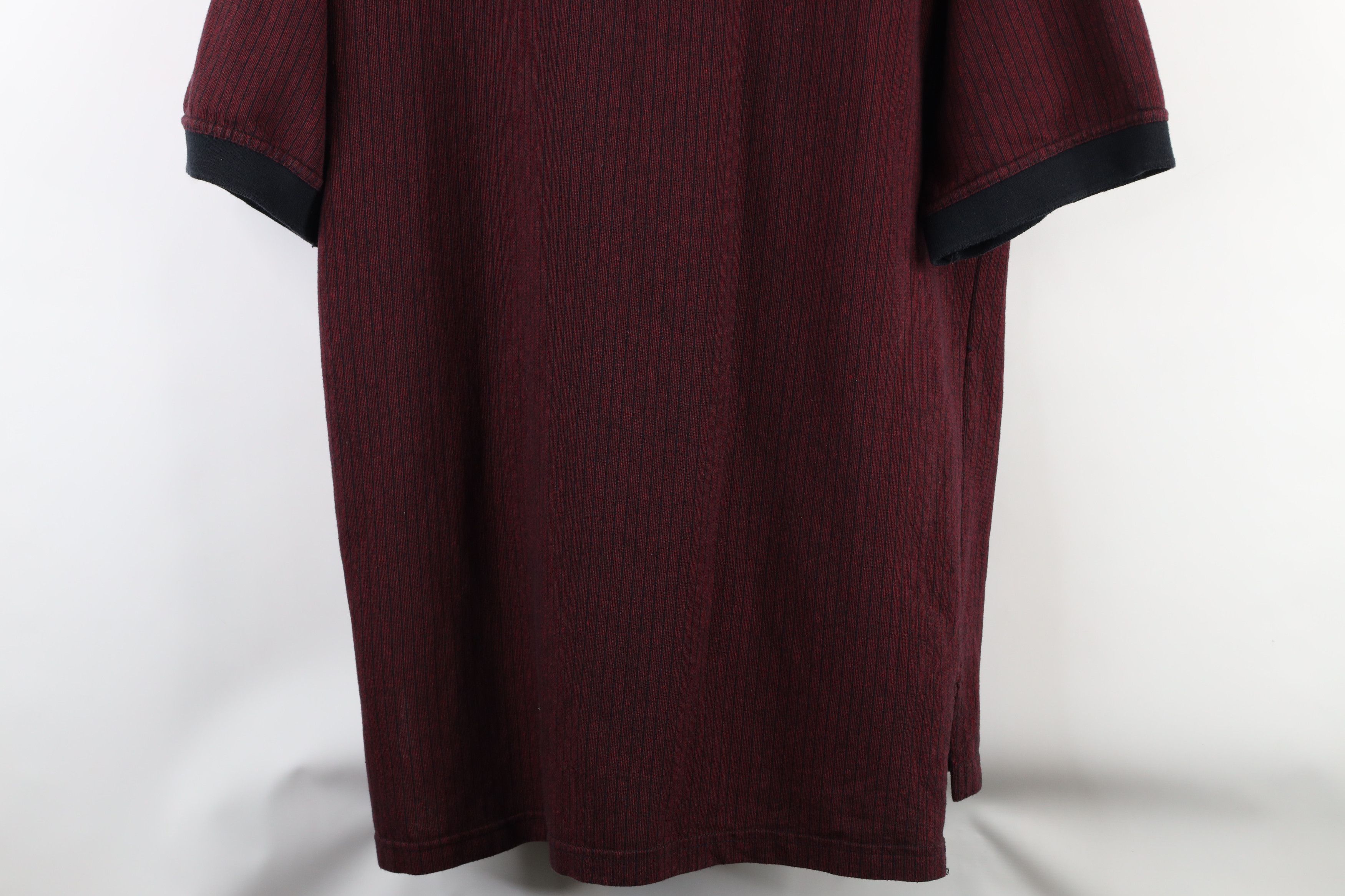 Vintage Vintage 90s Streetwear Striped Knit Collared Polo Shirt Size US L / EU 52-54 / 3 - 10 Thumbnail