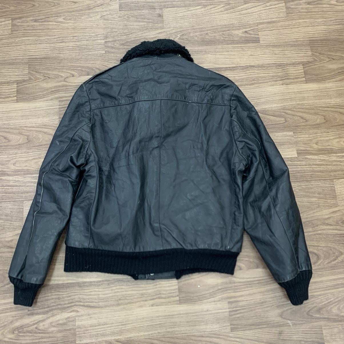 Vintage Vintage Oakton Limited Bomber Fight Leather Jacket Size US M / EU 48-50 / 2 - 4 Thumbnail
