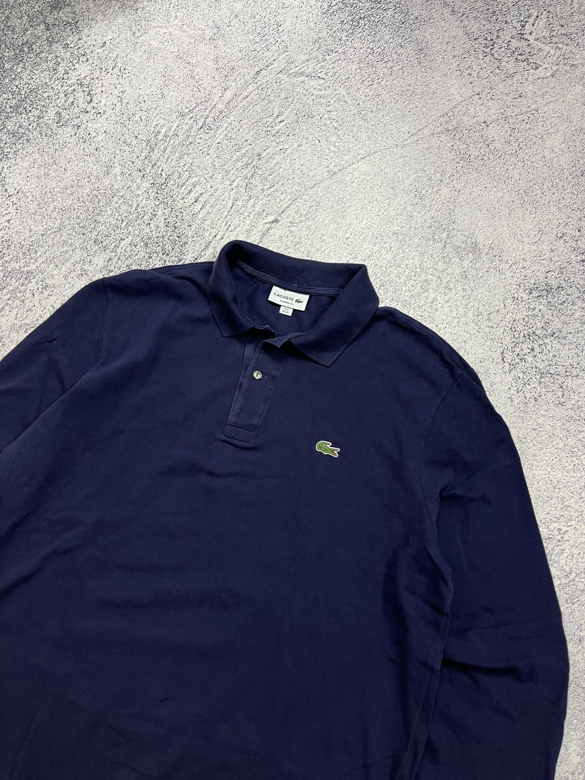 Lacoste × Vintage Lacoste Y2k Longsleeve Rugby Polo Shirt Chief Keef Size US XL / EU 56 / 4 - 5 Thumbnail
