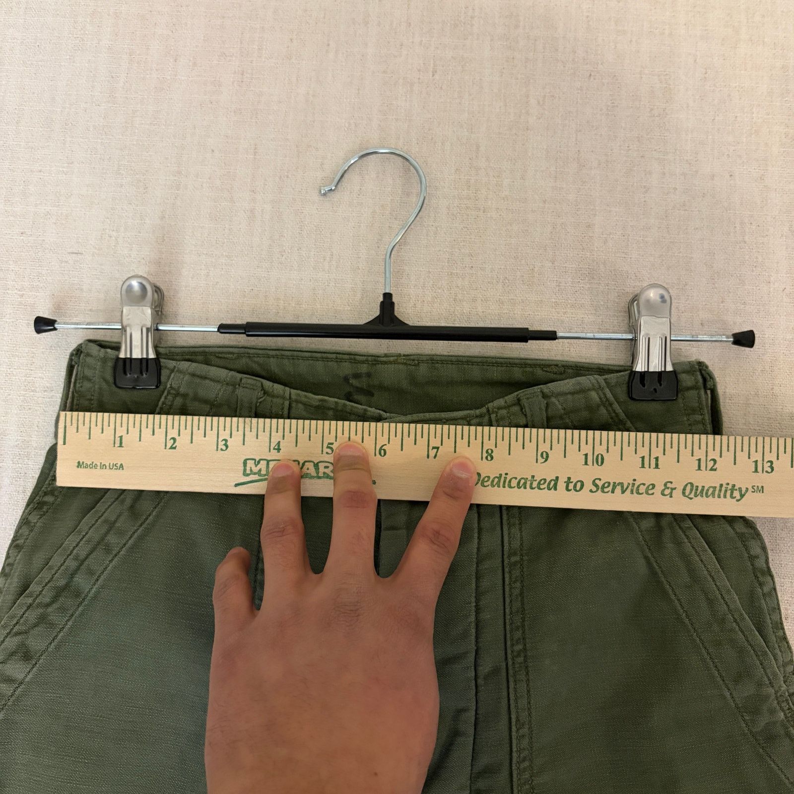 Other VTG Military Fatigue OG107 Button Fly Army Sateen Sz24 Pants Size US 26 / EU 42 - 8 Thumbnail