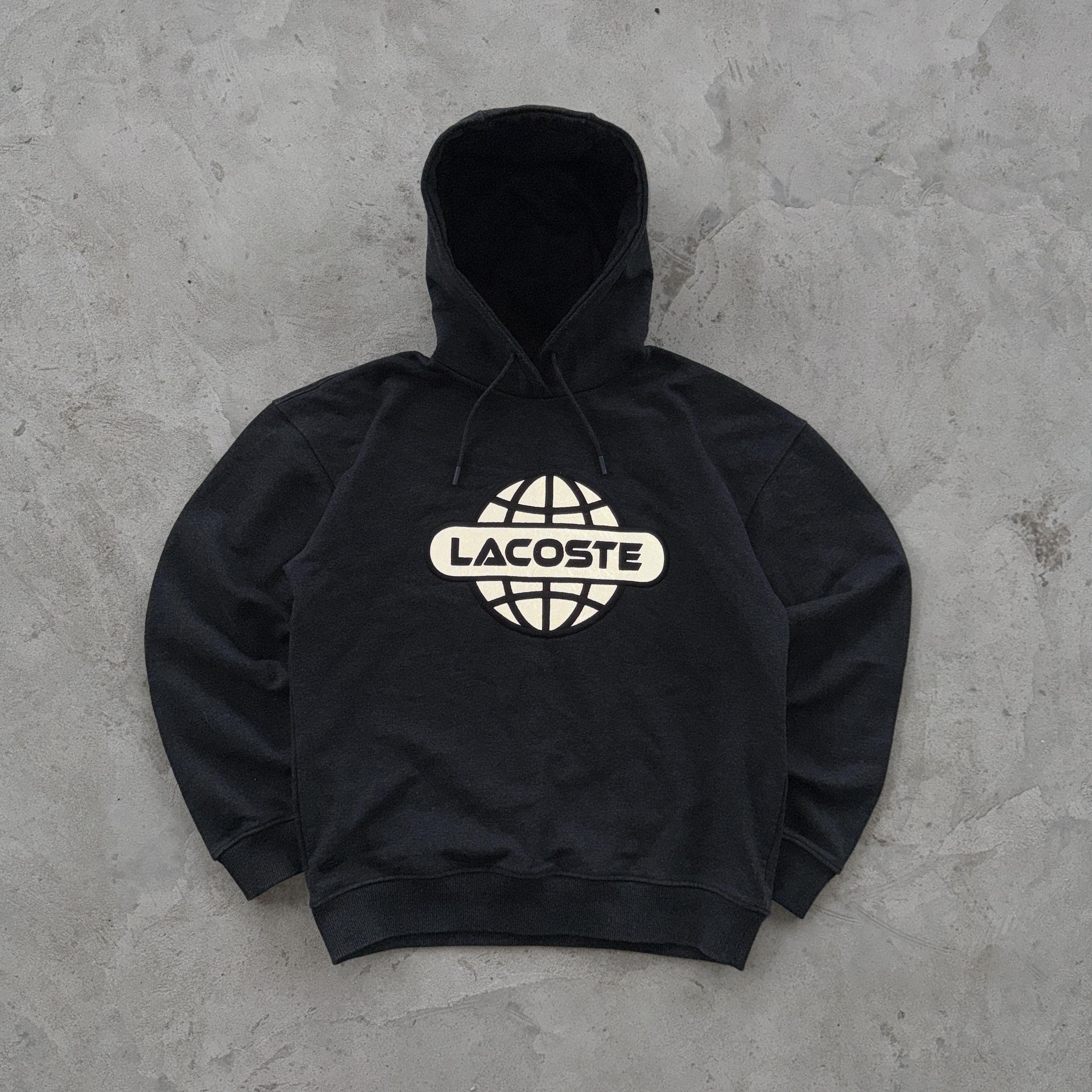 Lacoste Vintage Lacoste Reflective Logo Hooded Sweatshirt Size US M / EU 48-50 / 2 - 2 Thumbnail