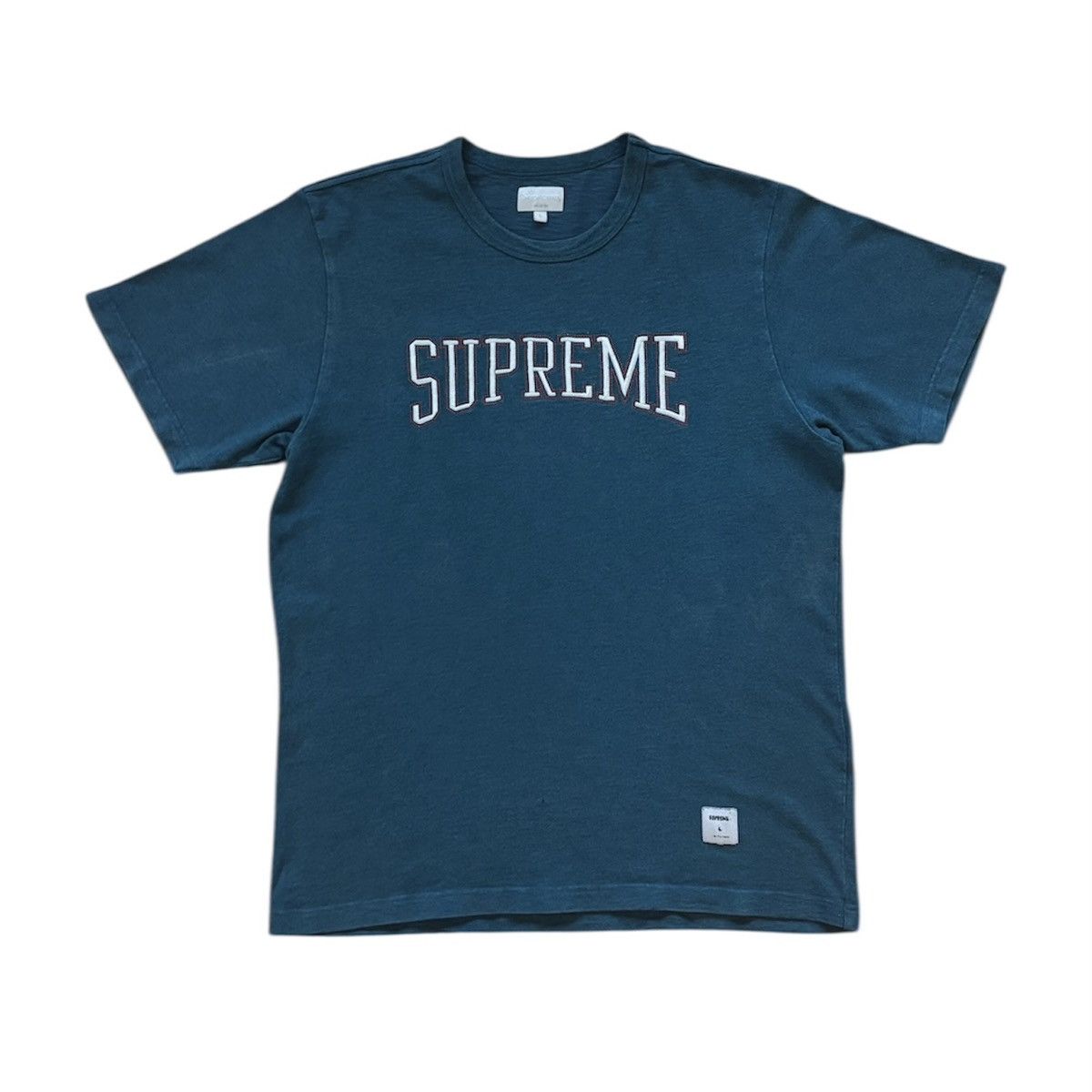 Designer × Supreme Supreme Forrest Green Short Sleeve T-Shirt (Size Large) Size US L / EU 52-54 / 3 - 1 Thumbnail