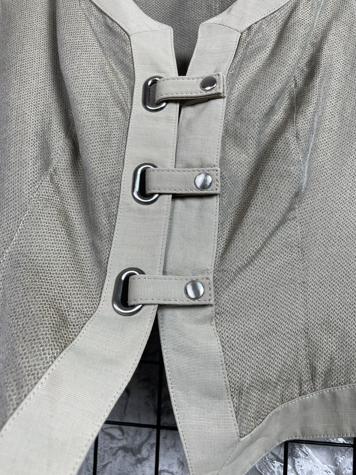 Armani Collezioni Armani Rare Y2K Silk Cropped Jacket Archive Japanese Style Size M / US 6-8 / IT 42-44 - 5 Thumbnail