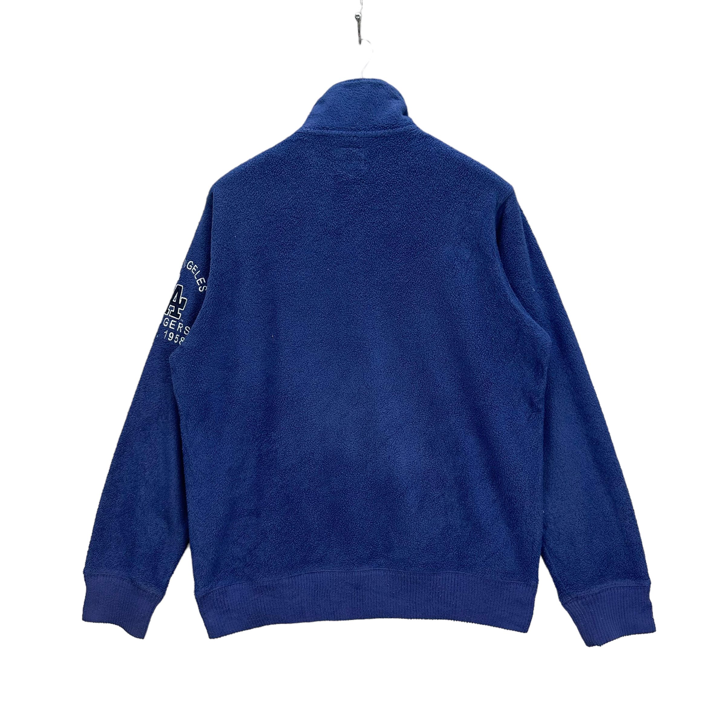 MLB LA DODGERS BIG LOGO HALF ZIP FLEECE #7807-177 Size US L / EU 52-54 / 3 - 9 Thumbnail
