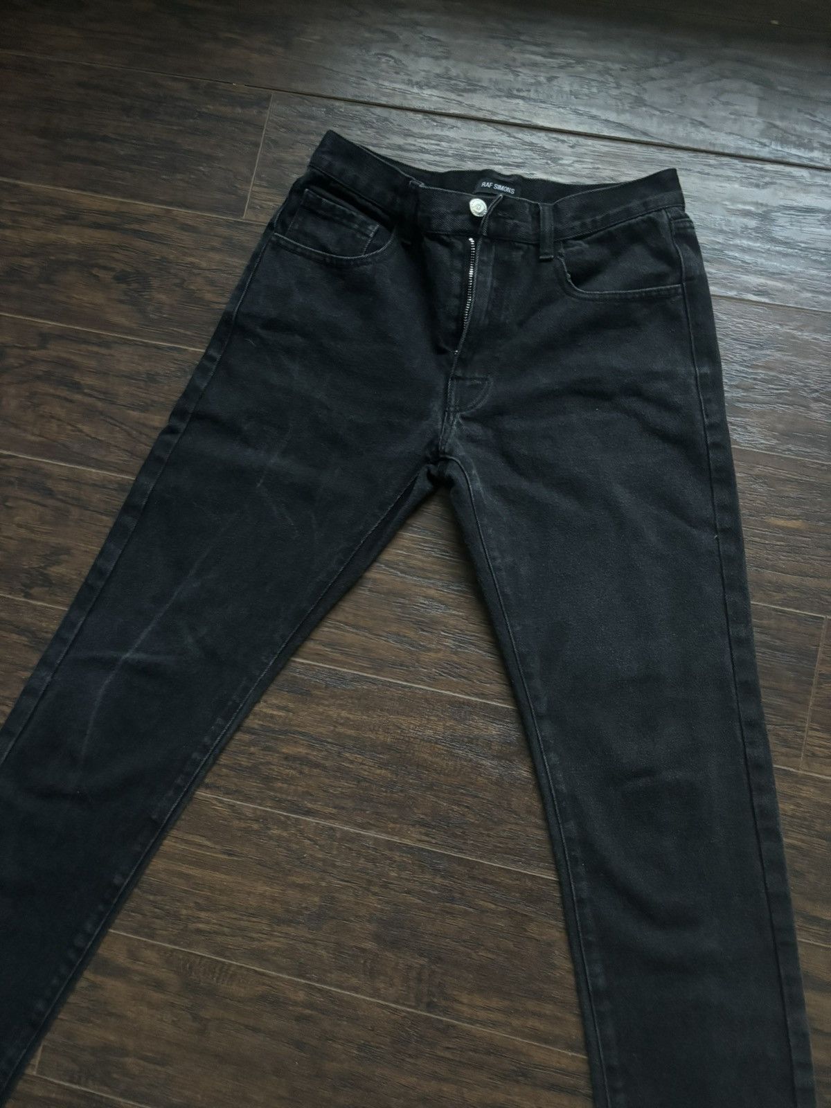 Raf Simons Raf Simons Walk With Me Black Jeans Size US 30 / EU 46 - 1 Thumbnail