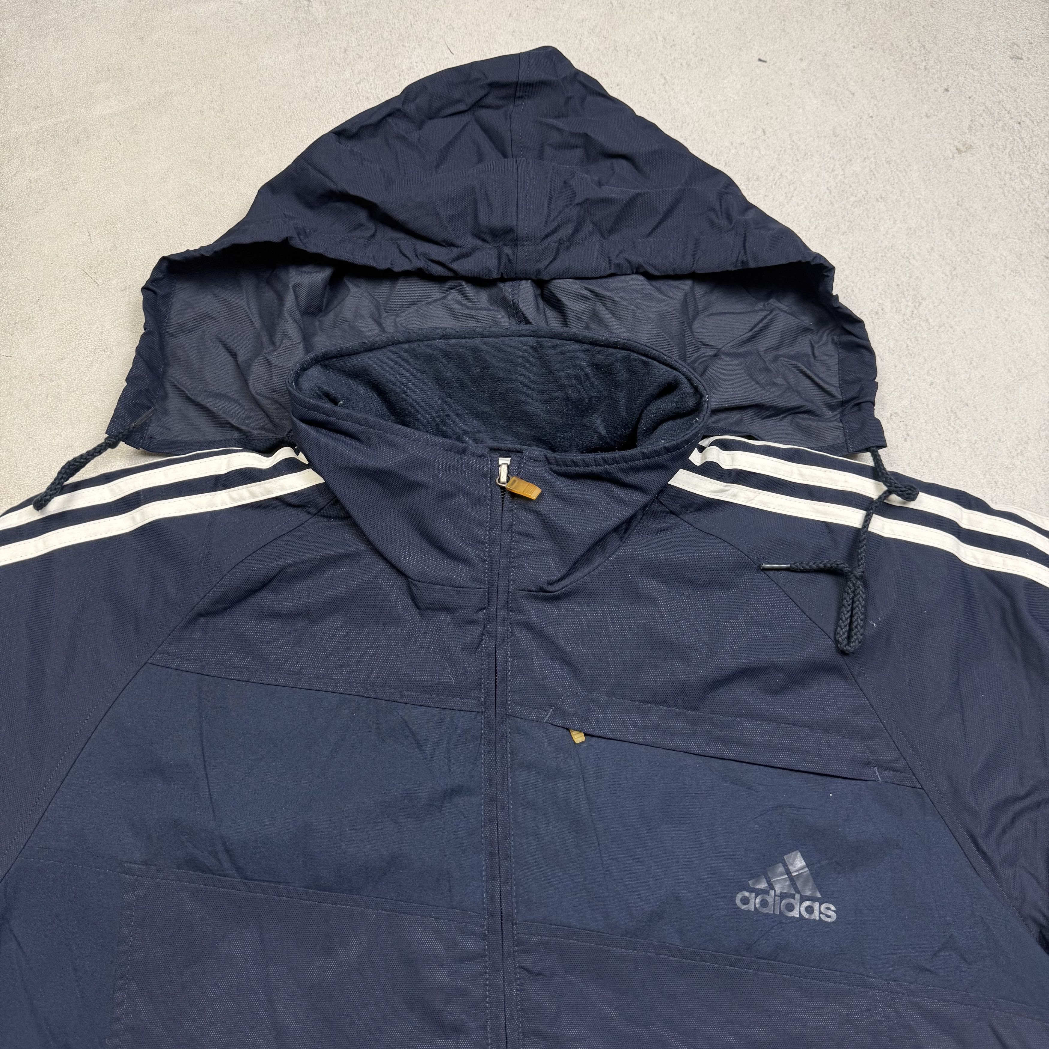 Adidas Adidas Three Stripes Puffer Jacket Size US L / EU 52-54 / 3 - 7 Thumbnail