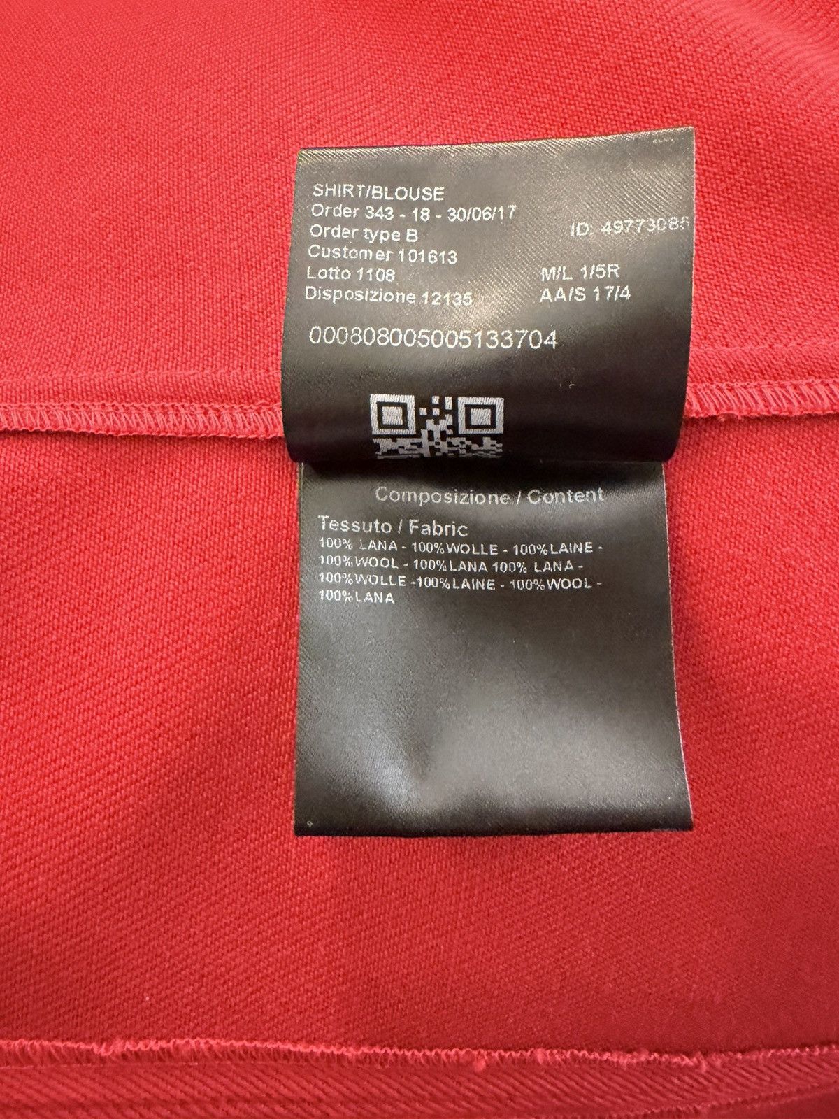 Raf Simons Calvin Klein 205W39NYC by Raf Simons FW17 uniform shirt Size M / US 6-8 / IT 42-44 - 11 Thumbnail