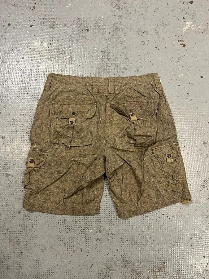 Armani Armani Pattern Beige Cargo Shorts Size US 31 - 7 Thumbnail