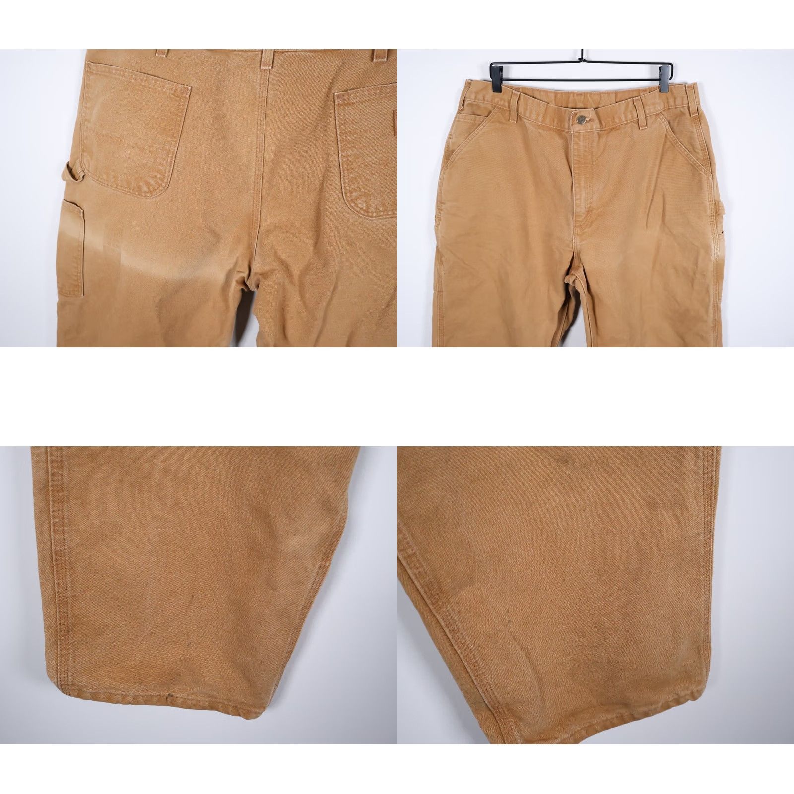 Carhartt VTG Carhartt Canvas Pants Men 38 x 29 Carpenter Workwear Brown 5-Pocket Regular Straight Vintage Mens Size US 38 / EU 54 - 9 Thumbnail