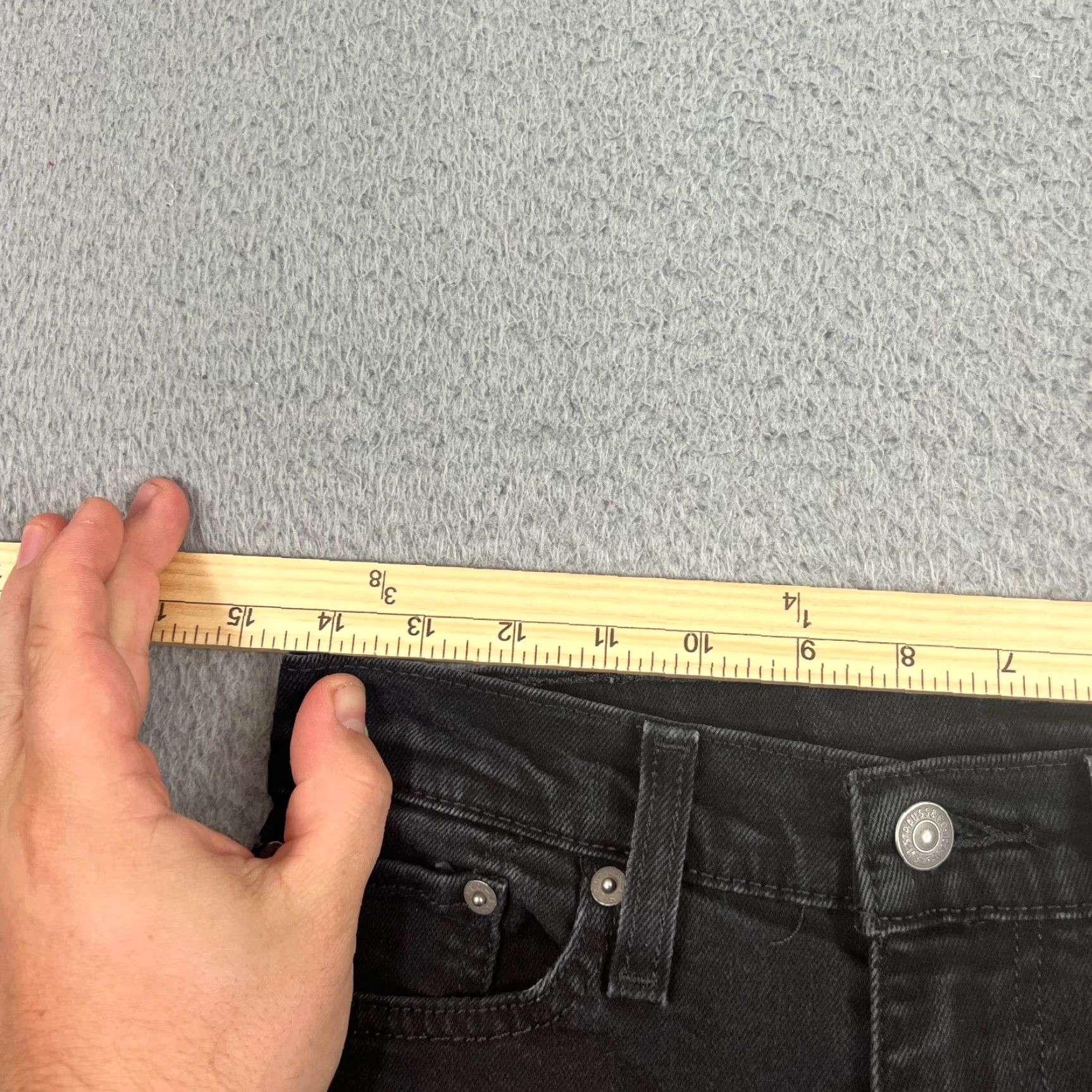 Levi's VINTAGE Levi's 511 Jeans Men 28x29 Black Straight Dark Wash Denim Slim Fit Casual Size US 34 / EU 50 - 4 Thumbnail