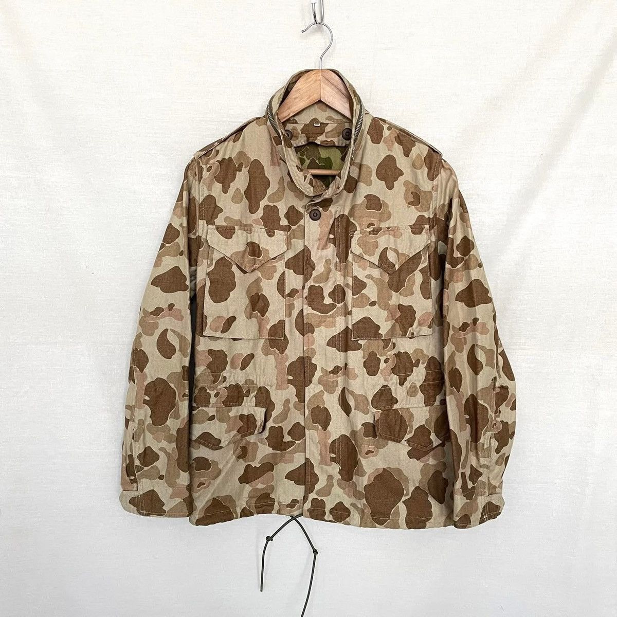 Toyo Enterprises USMC Frogskin Camo HBT Reversible M65 Jacket Japan Repro Size US S / EU 44-46 / 1 - 1 Thumbnail