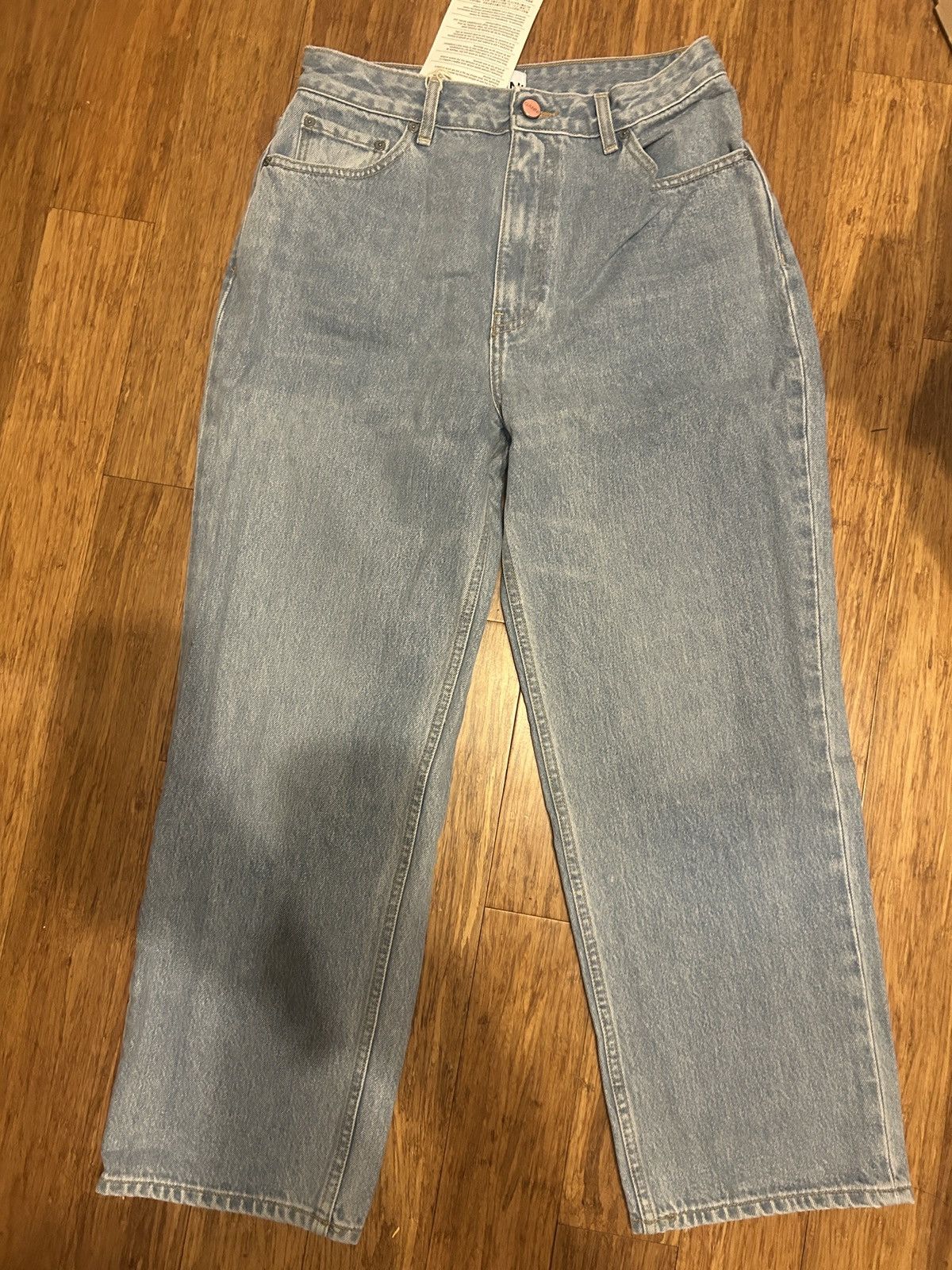 Ganni GANNI Cropped high-rise straight-leg jeans Light denim 30W Size 30" / US 8 / IT 44 - 5 Thumbnail