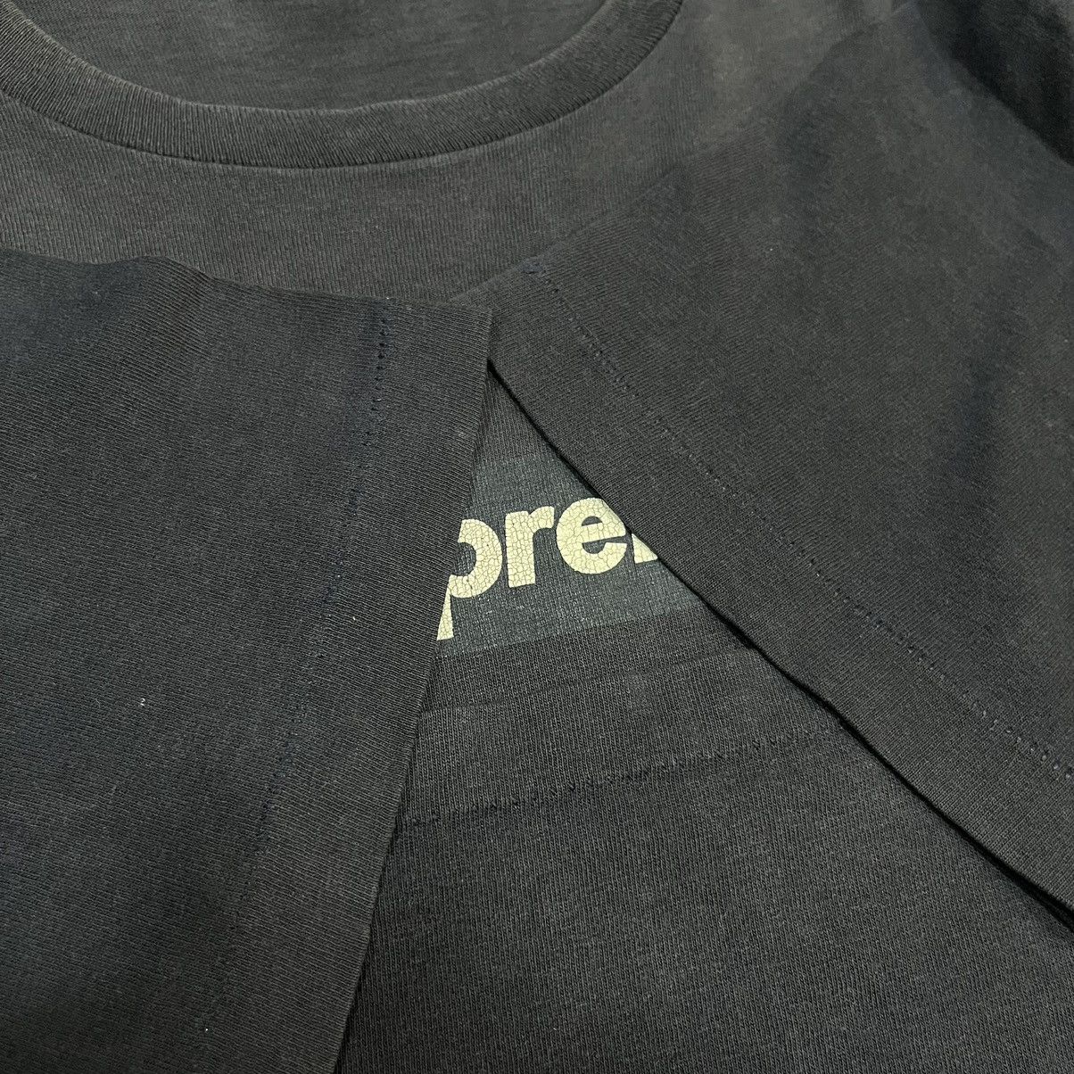 Supreme 90s SUPREME BOX LOGO NAVY on NAVY Tee Single Stitch Size US L / EU 52-54 / 3 - 9 Thumbnail