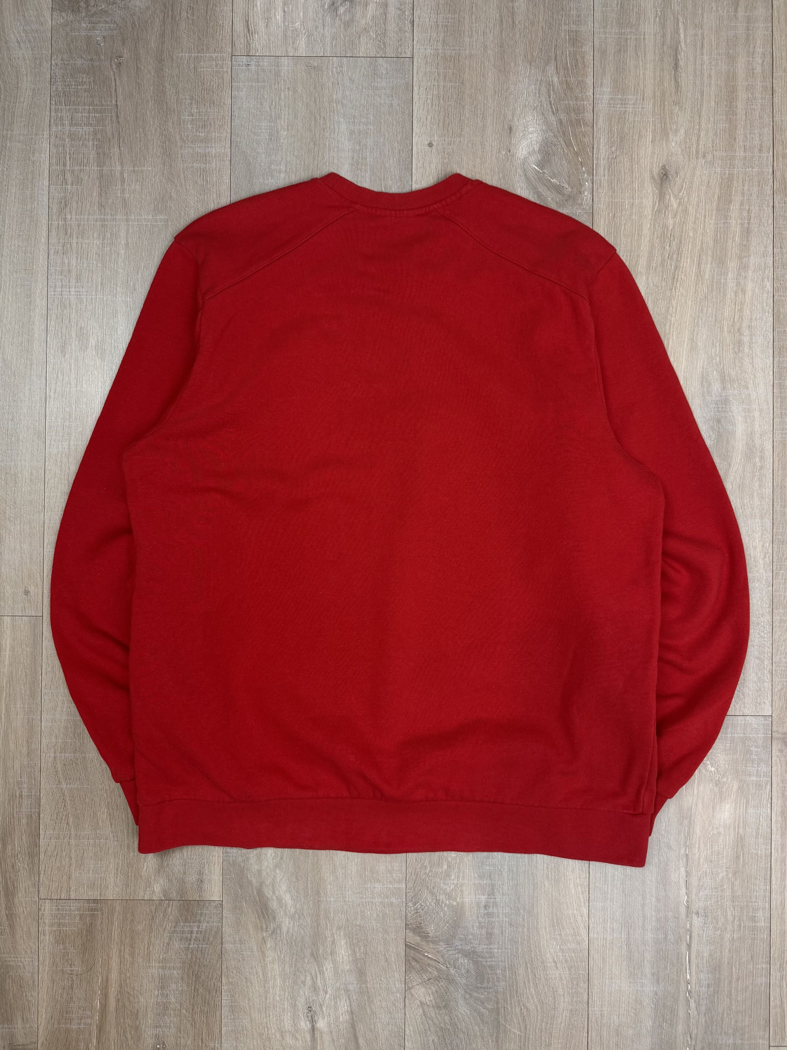 Adidas Vintage Adidas Big Logo Sweatshirt Red Size M Size US M / EU 48-50 / 2 - 6 Thumbnail