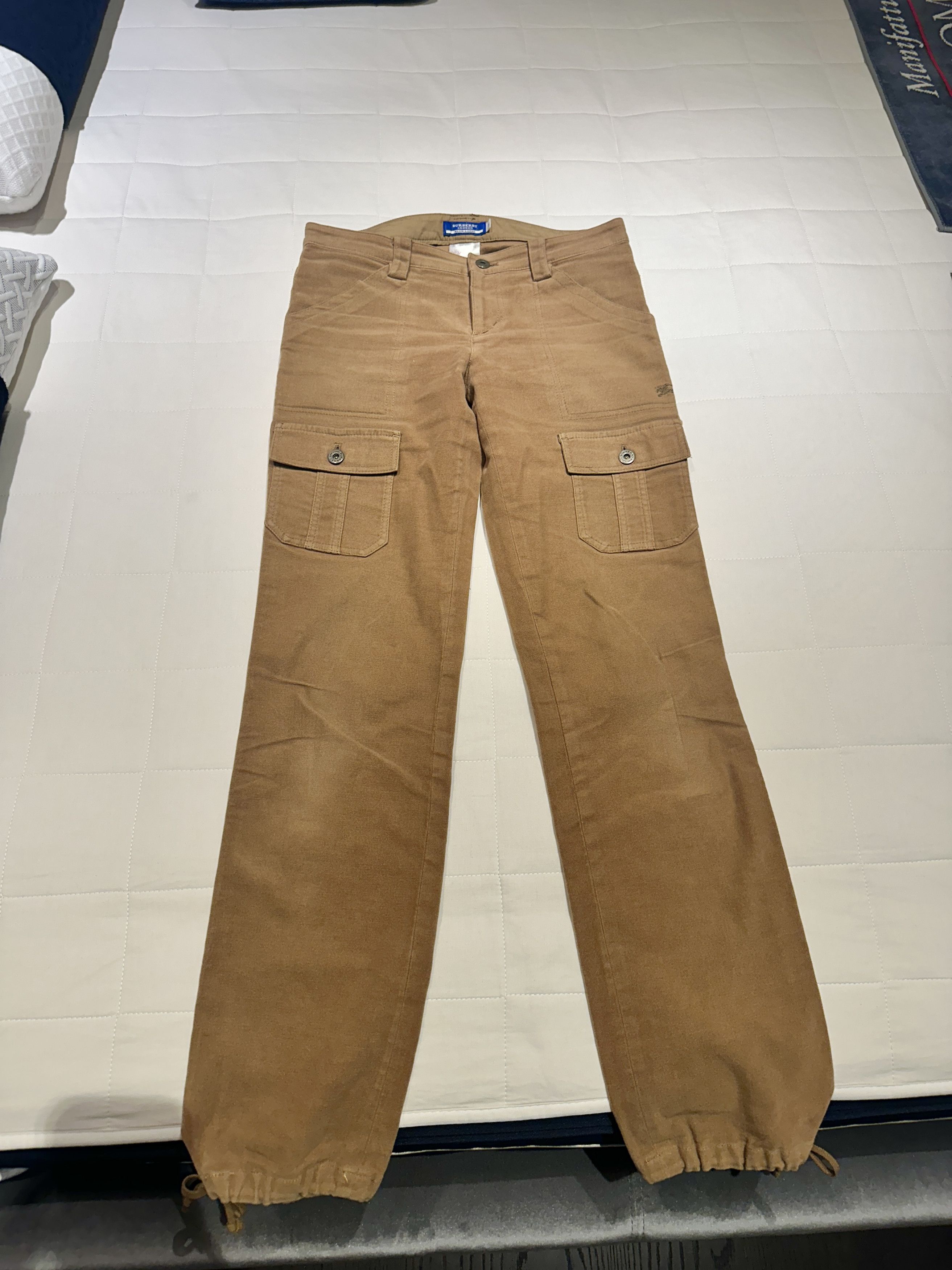 Burberry Vintage Burberry Blue Label Khaki Pants | Japan Exclusive Size 26" / US 2 / IT 38 - 8 Thumbnail