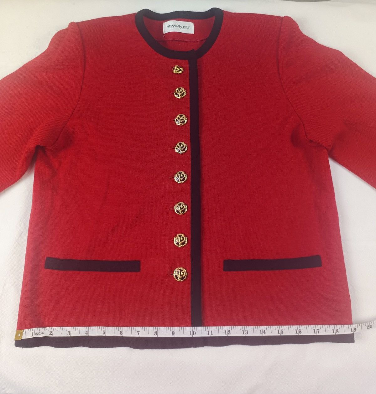 Designer × Vintage × Yves Saint Laurent Cardigan Yves Saint Laurent Size M / US 6-8 / IT 42-44 - 10 Thumbnail