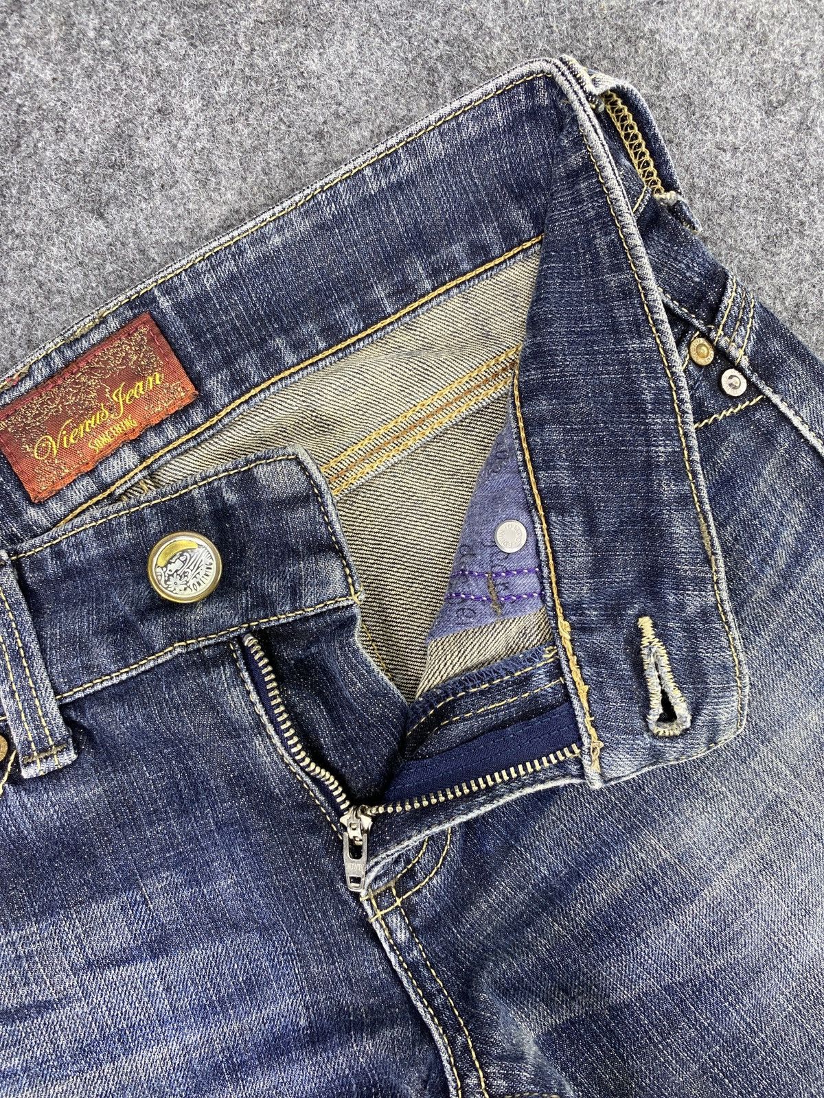 Japanese Brand × Jean Vienus Jean by Something Edwin Blue Wash Jeans - J1077 Size 27" / US 4 / IT 40 - 7 Thumbnail
