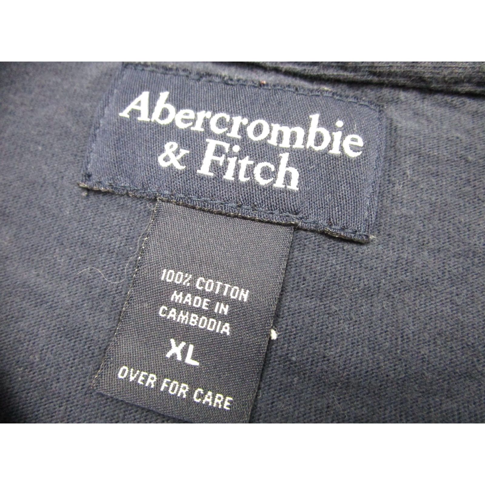 Abercrombie & Fitch Abercrombie & Fitch Shirt Mens XL Blue Yellow Stripe T-Shirt Crew Neck Short Sleeve Vintage No Size US XL / EU 56 / 4 - 6 Thumbnail