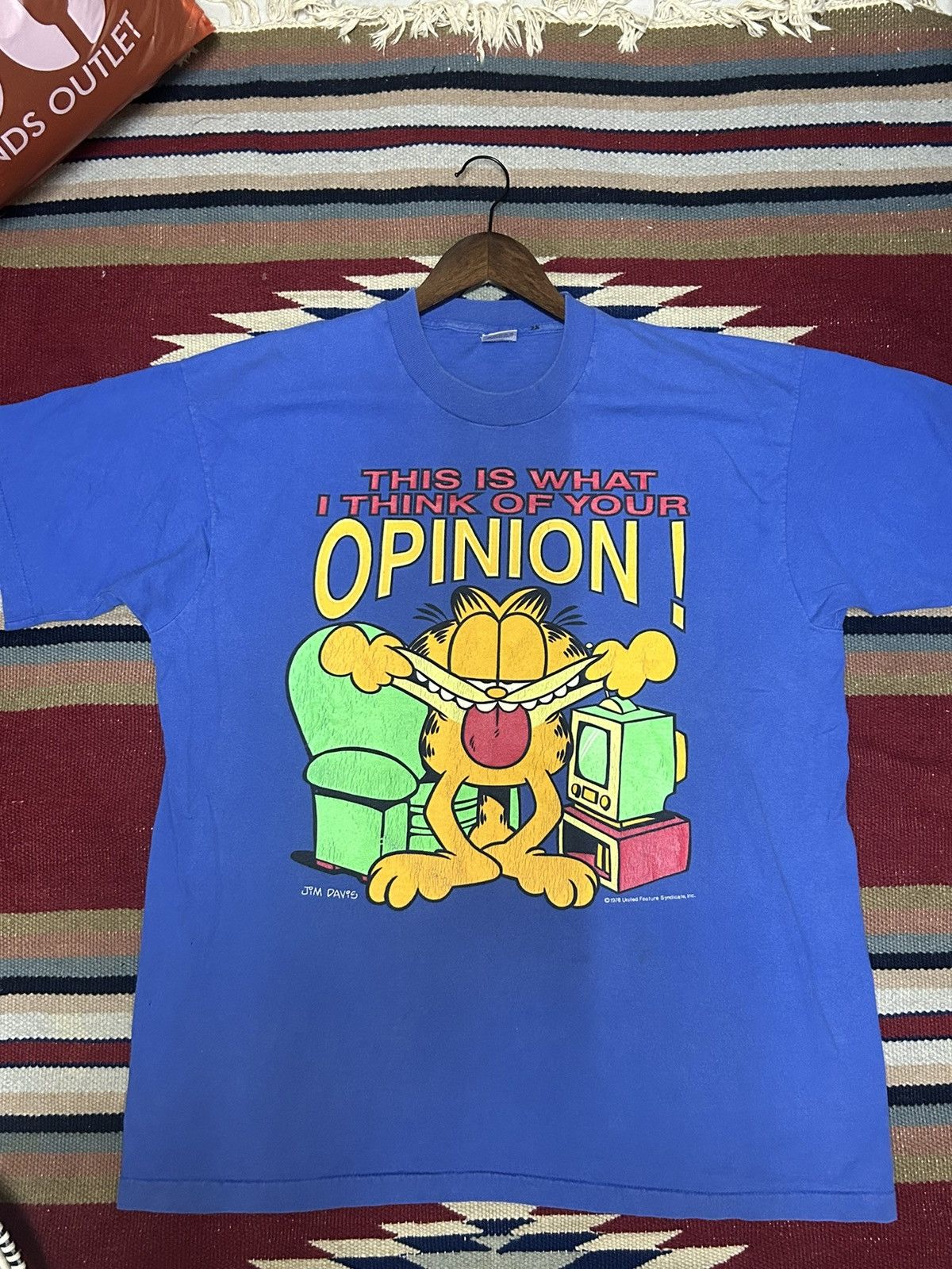 Cartoon Network × Nickelodeon × Vintage Rare Vintage 1978 garfield tee Size US L / EU 52-54 / 3 - 1 Thumbnail