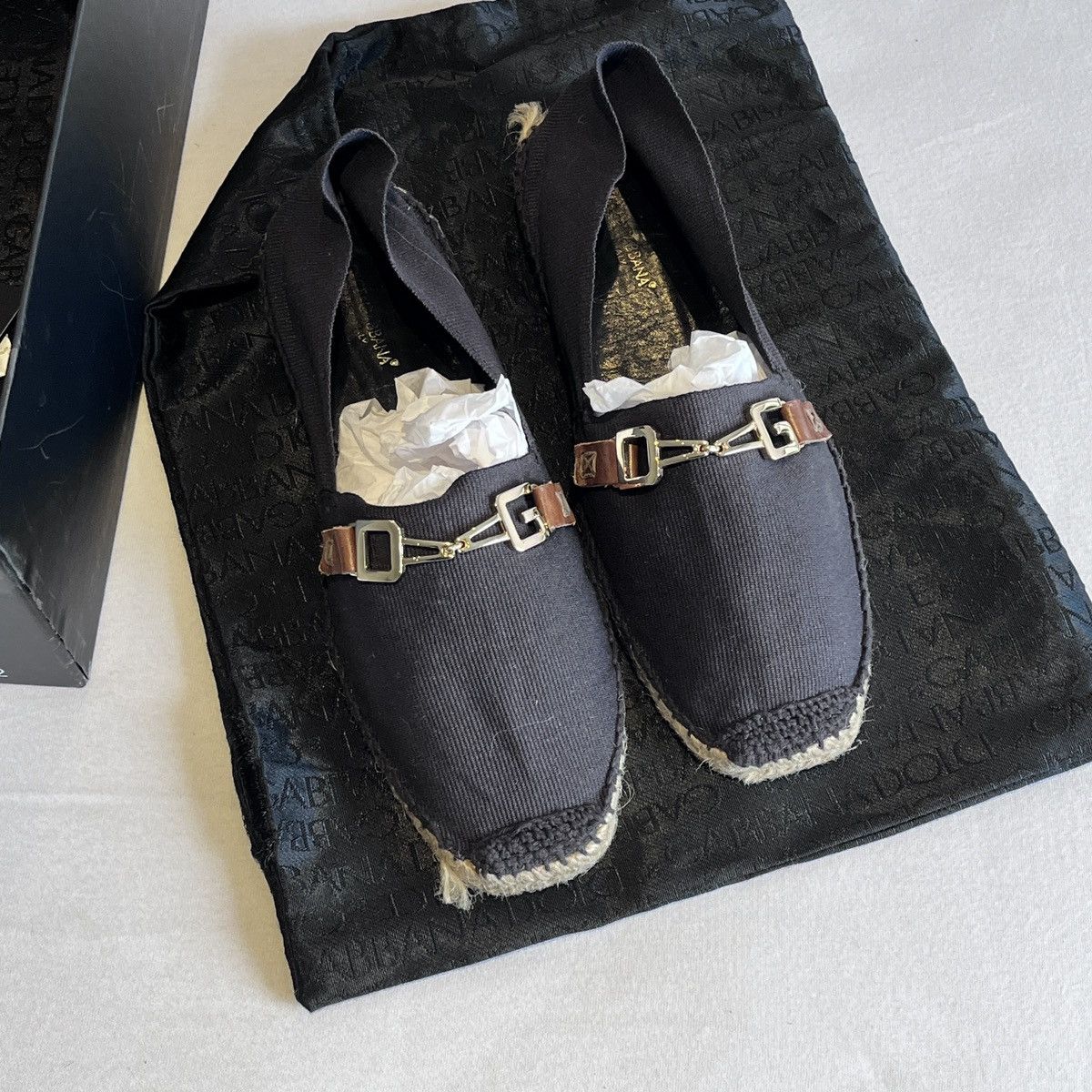 image of Dolce Gabbana Loafers in Black, Men's (Size 9)