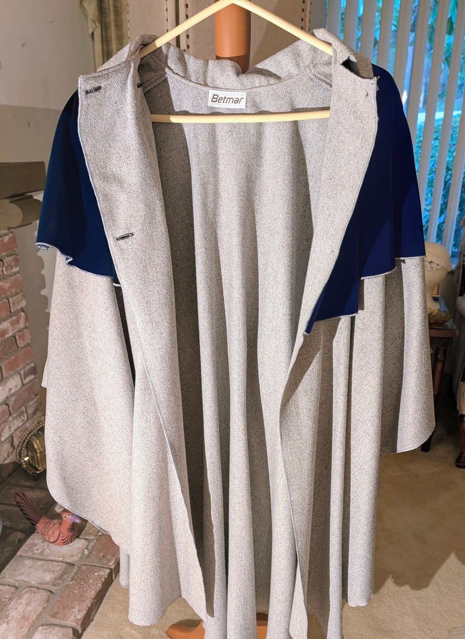 Other RARE Vintage Betmar NY Velvet & Wool Cape Size ONE SIZE - 3 Thumbnail