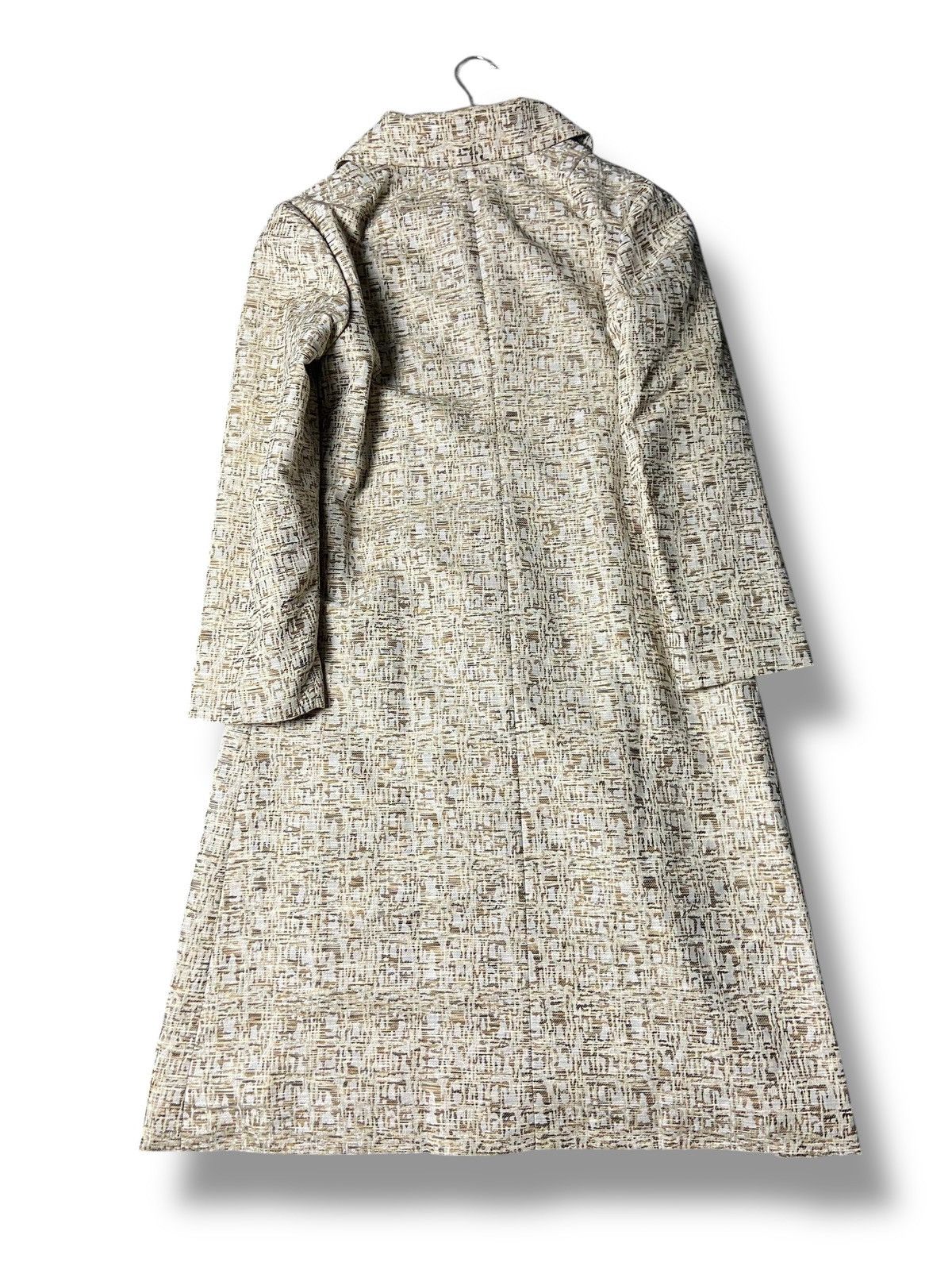 Japanese Brand Odakyu Space Made Single Breasted Long Coat (168) Size XS / US 0-2 / IT 36-38 - 2 Thumbnail