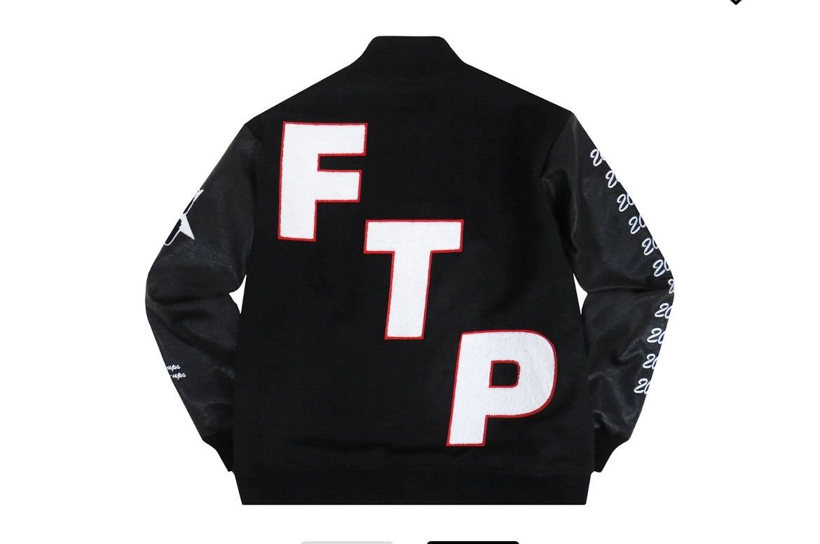 Fuck The Population Fuck the population 10 year anniversary varsity jacket Size US L / EU 52-54 / 3 - 2 Thumbnail