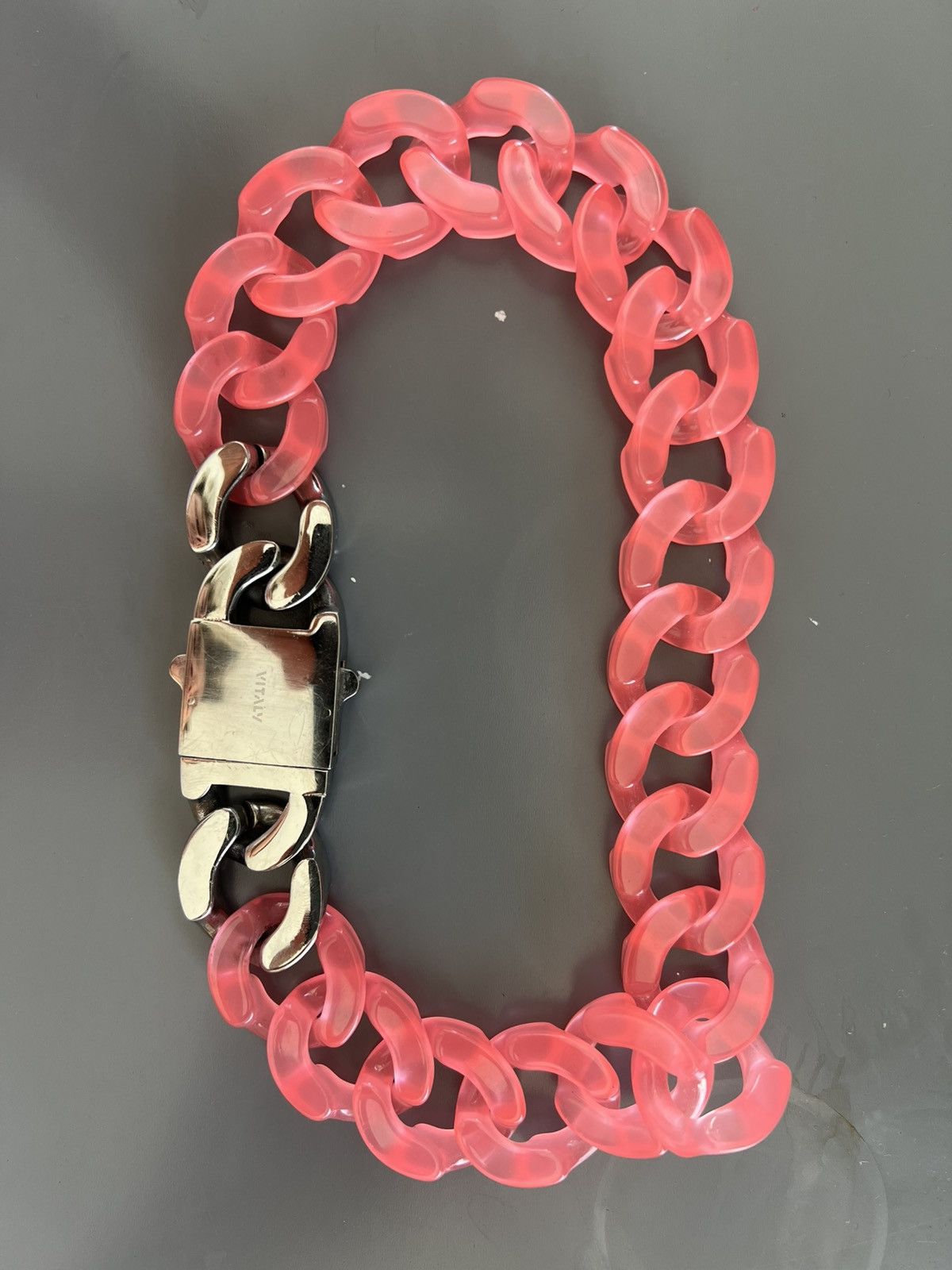 Vitaly Design Pink/Orange large link choker Size ONE SIZE - 1 Preview