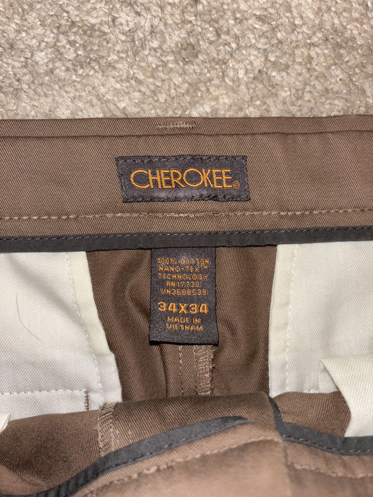 Cherokee Cherokee Brown Slacks Size US 34 / EU 50 - 3 Thumbnail
