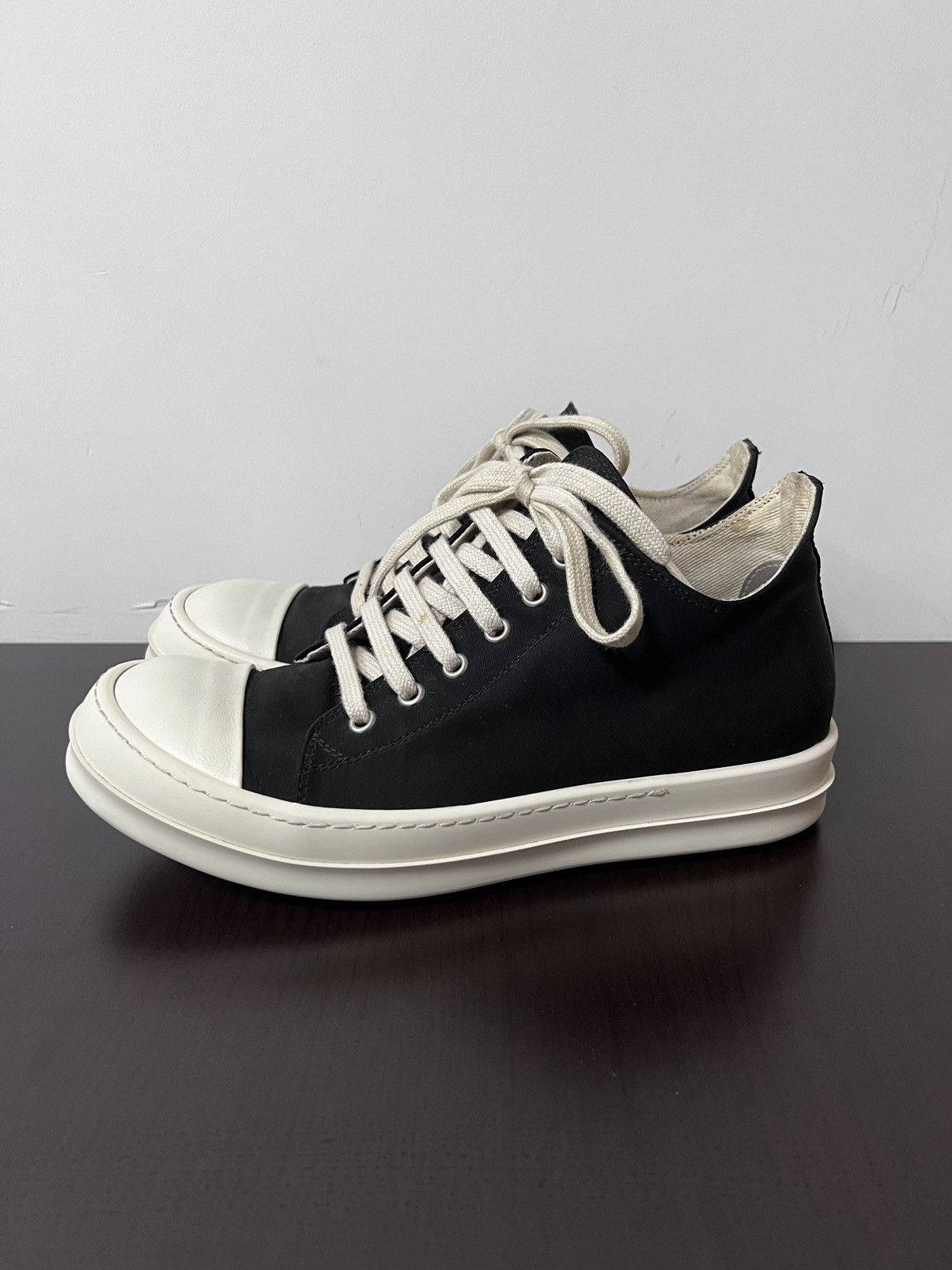 Rick Owens Drkshdw Rick owens drkshdw ramones low sneakers sz 39 Size US 9 / IT 39 - 2 Thumbnail