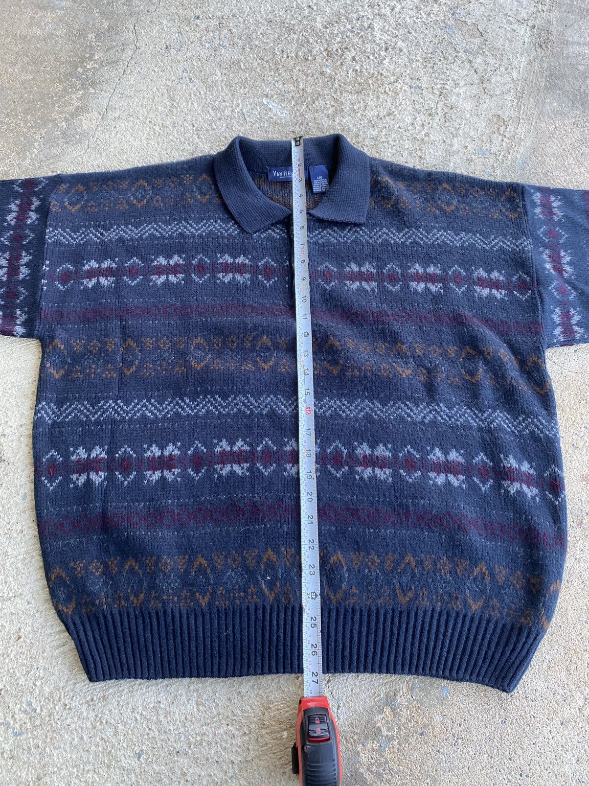 Coogi × Vintage Vintage 90’s Coogi Style Polo Oversized Baggy Sweater Size US L / EU 52-54 / 3 - 7 Thumbnail