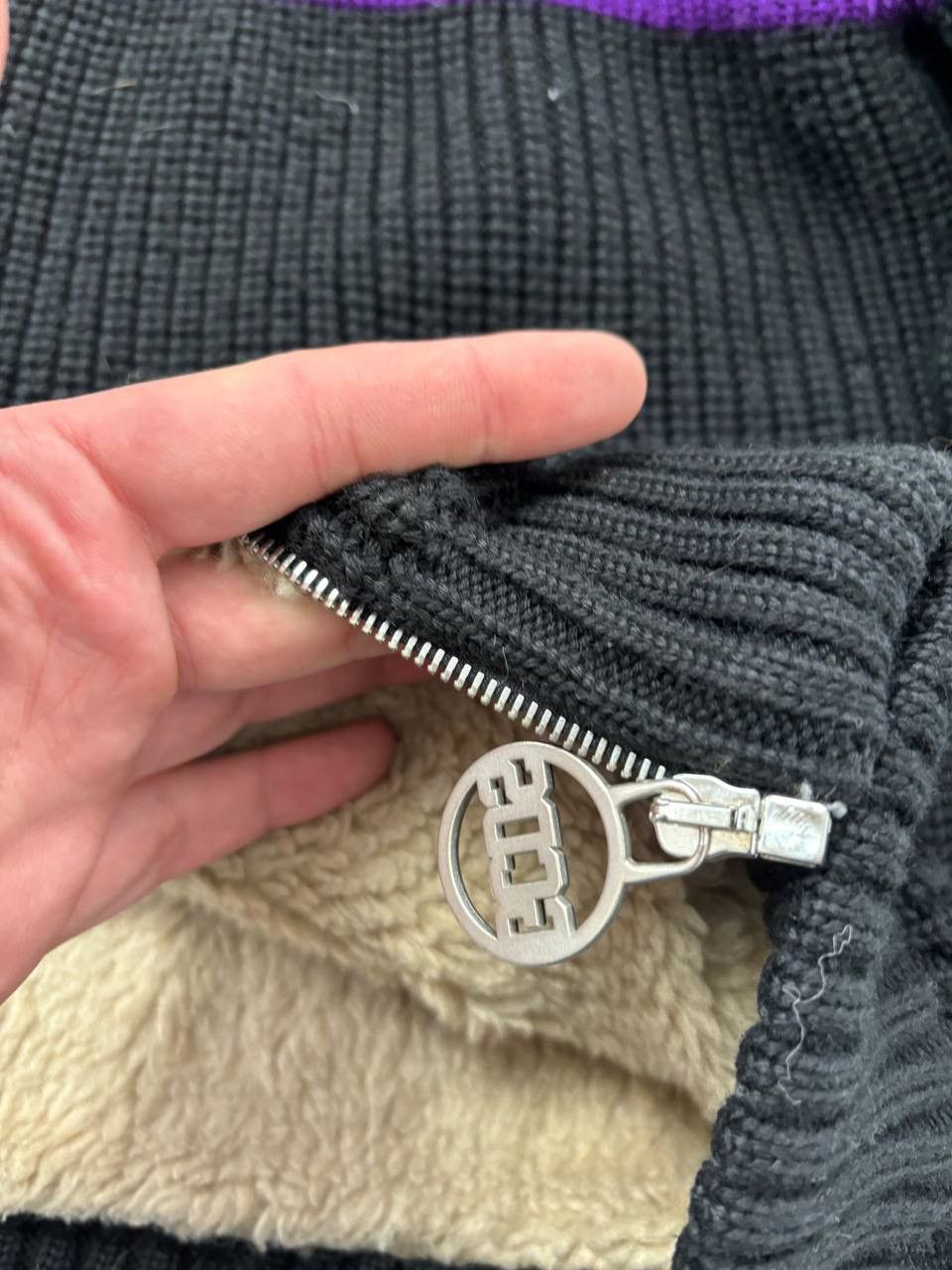 GCDS GCDS Hooded Sherpa Knit Bomber jacket Size US L / EU 52-54 / 3 - 7 Thumbnail