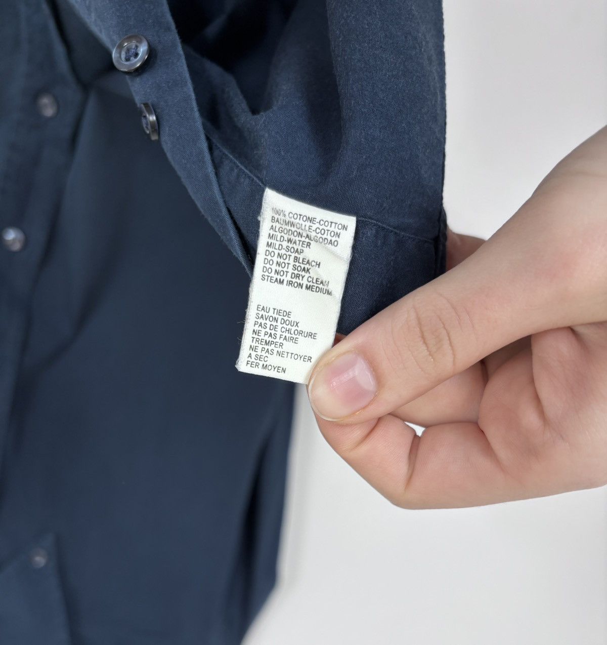 Avirex Vintage Avirex USA Navy Blue Button Up Long Sleeve Shirt Size US XXL / EU 58 / 5 - 13 Thumbnail