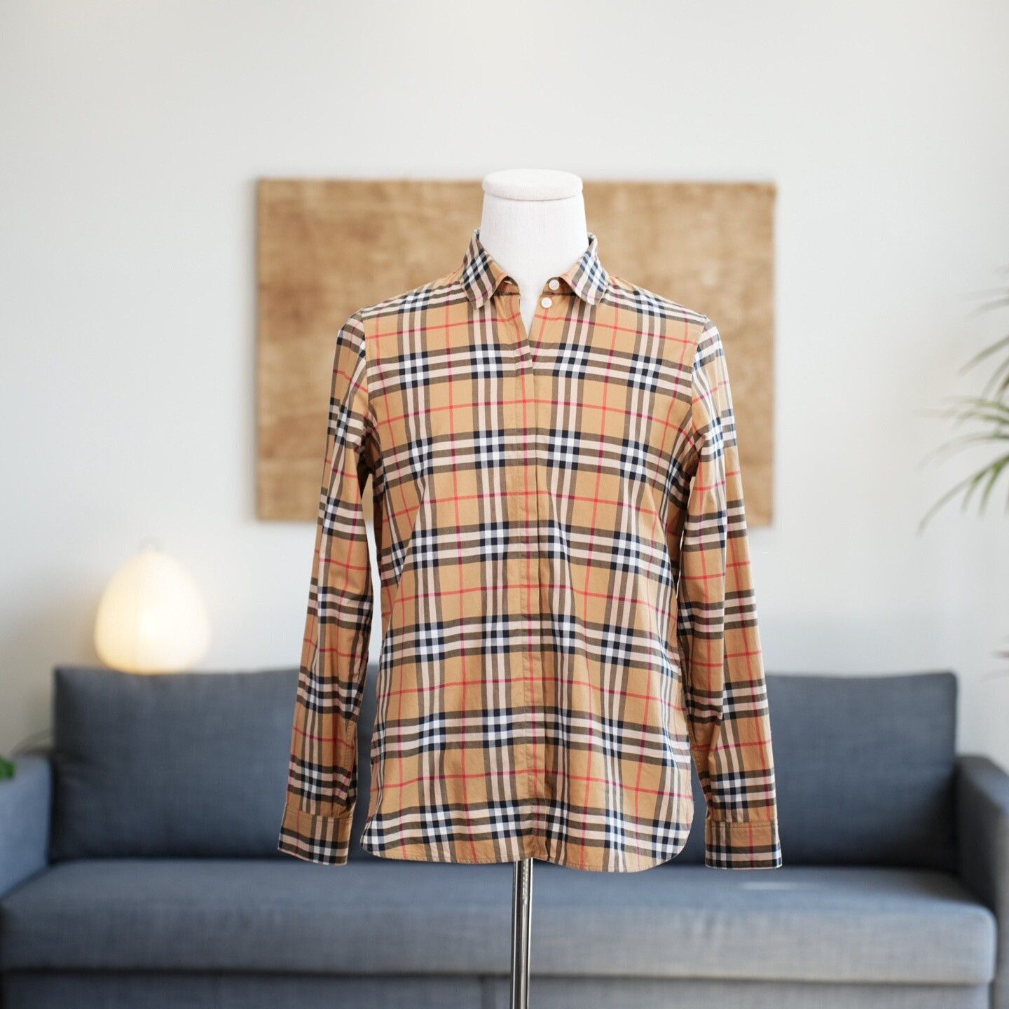 Burberry Burberry Plaid Shirt xxs Men Size US XXS / EU 40 - 1 Thumbnail